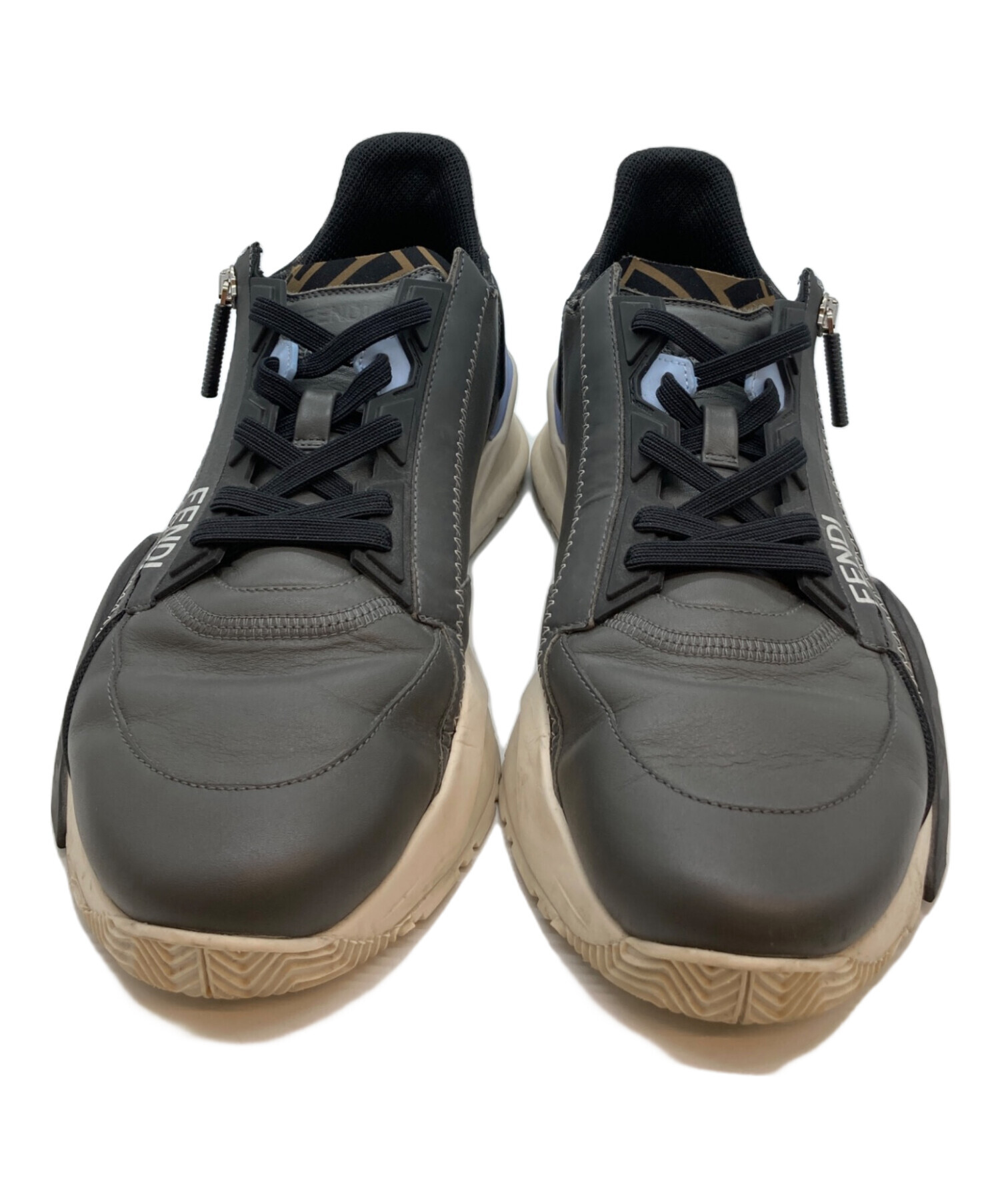 フェンディ　スニーカー 中古・古着通販】FENDI (フェンディ) スニーカー グレー サイズ:9