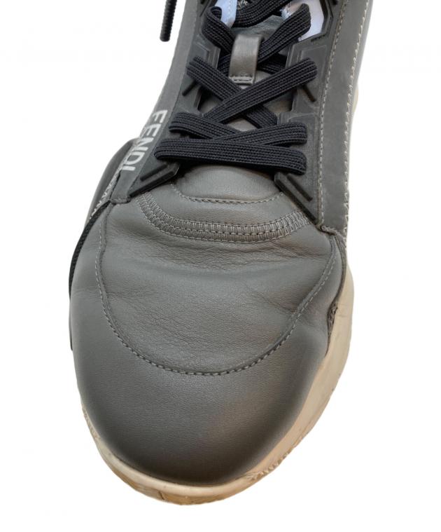 【未使用】FENDI スニーカー 【新品】 中古・古着通販】FENDI (フェンディ) スニーカー グレー サイズ:9