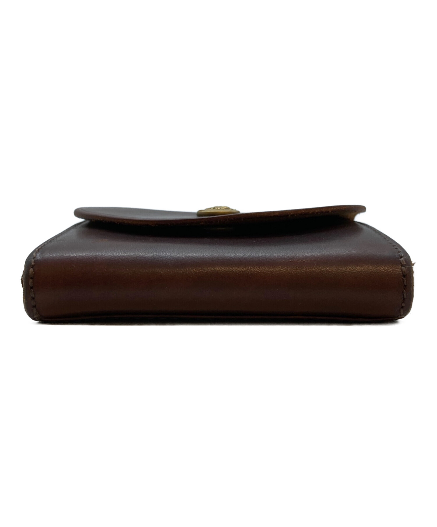 LARRY SMITH ブラックレザー二つ折り財布　新品、未開封、ラリースミス 中古・古着通販】LARRY SMITH (ラリースミス) ENVELOPE WALLET