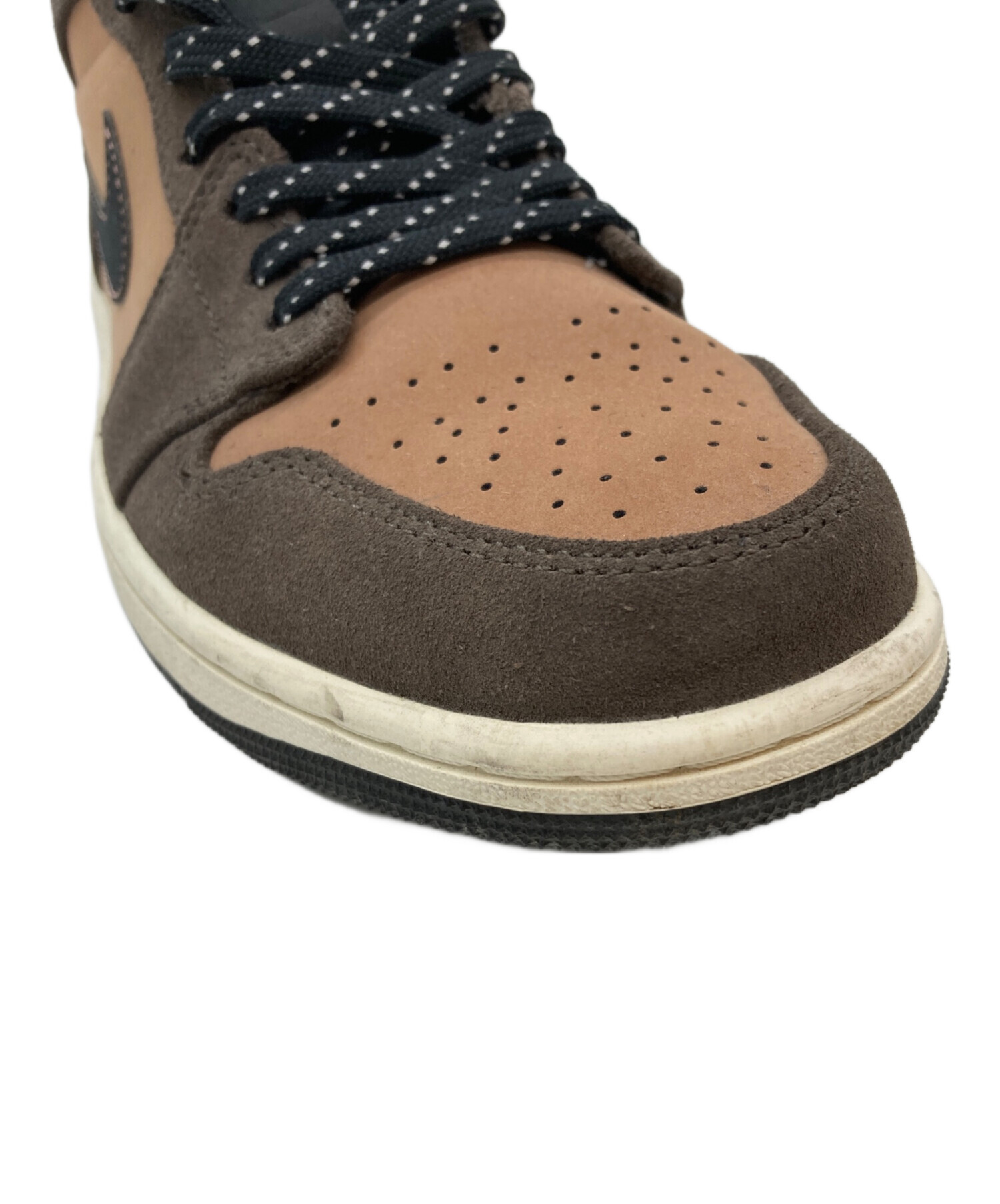 中古・古着通販】NIKE (ナイキ) Air Jordan 1 Mid SE Dark Chocolate 