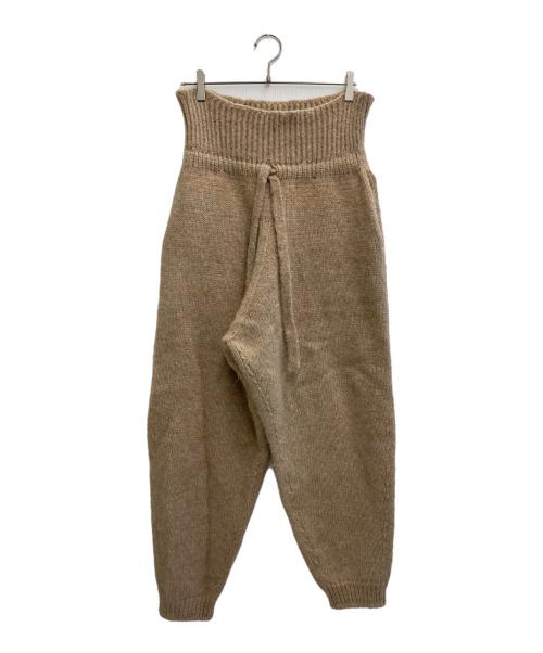 中古・古着通販】fofofofa (ー) HARVEST KNIT PANTS ベージュ サイズ