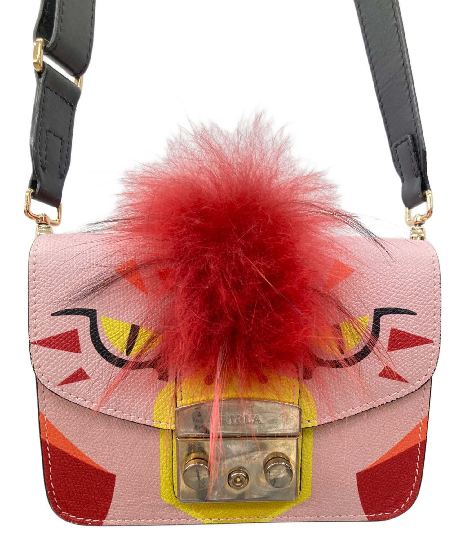 フルラショルダーバッグ 中古・古着通販】FURLA (フルラ) ショルダーバッグ ピンク｜ブランド