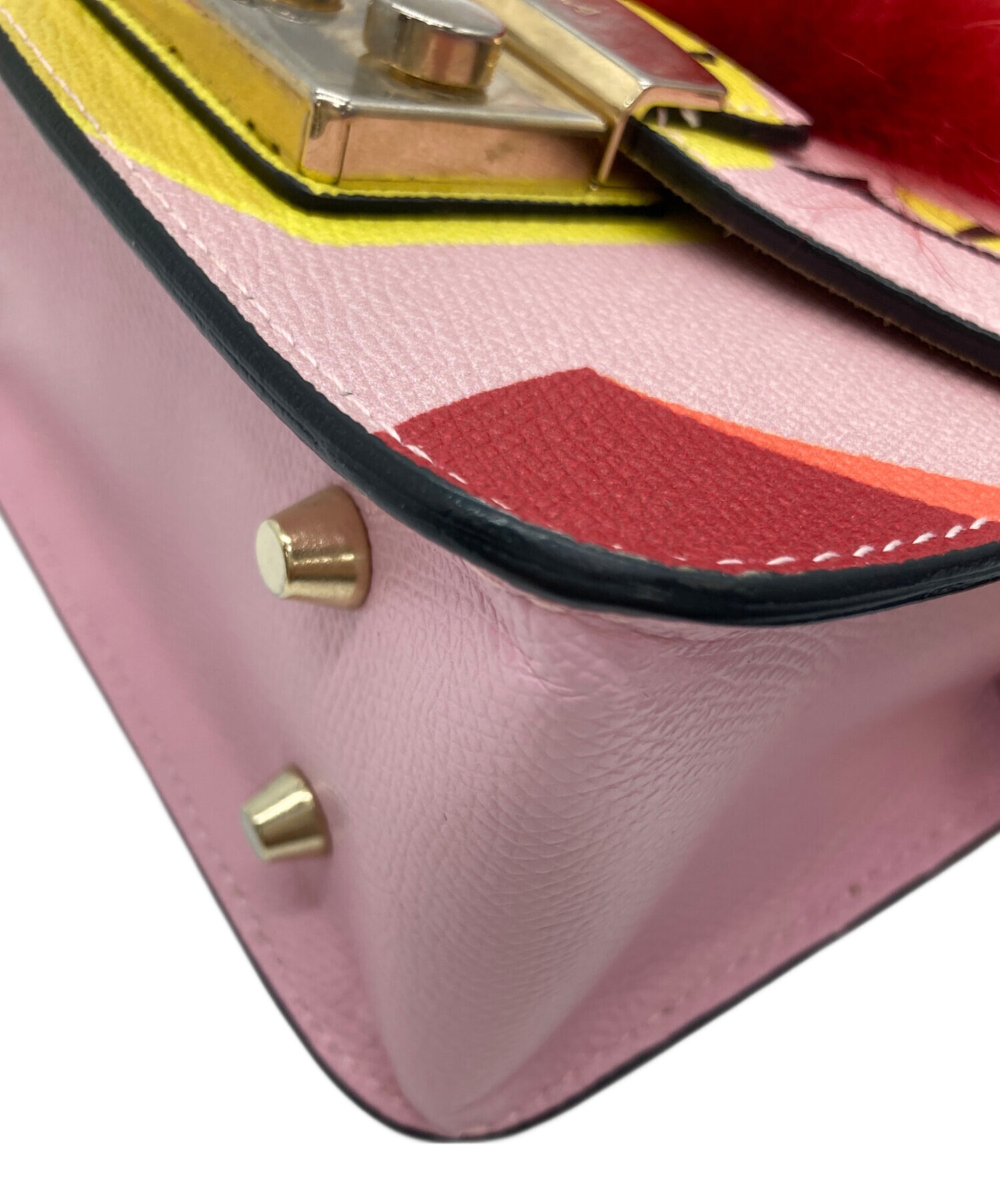 FURLA フルラ ショルダーバッグ  ピンク 【古着】【中古】【送料無料】 FURLA - FURLA フルラ ショルダーバッグ ピンク 【古着】【中古