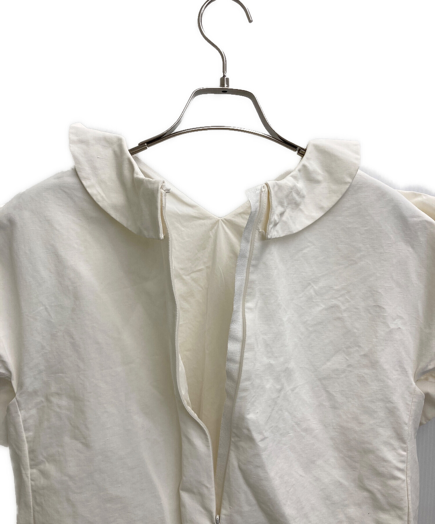 中古・古着通販】JIL SANDER (ジルサンダー) フリル袖ノースリーブ 