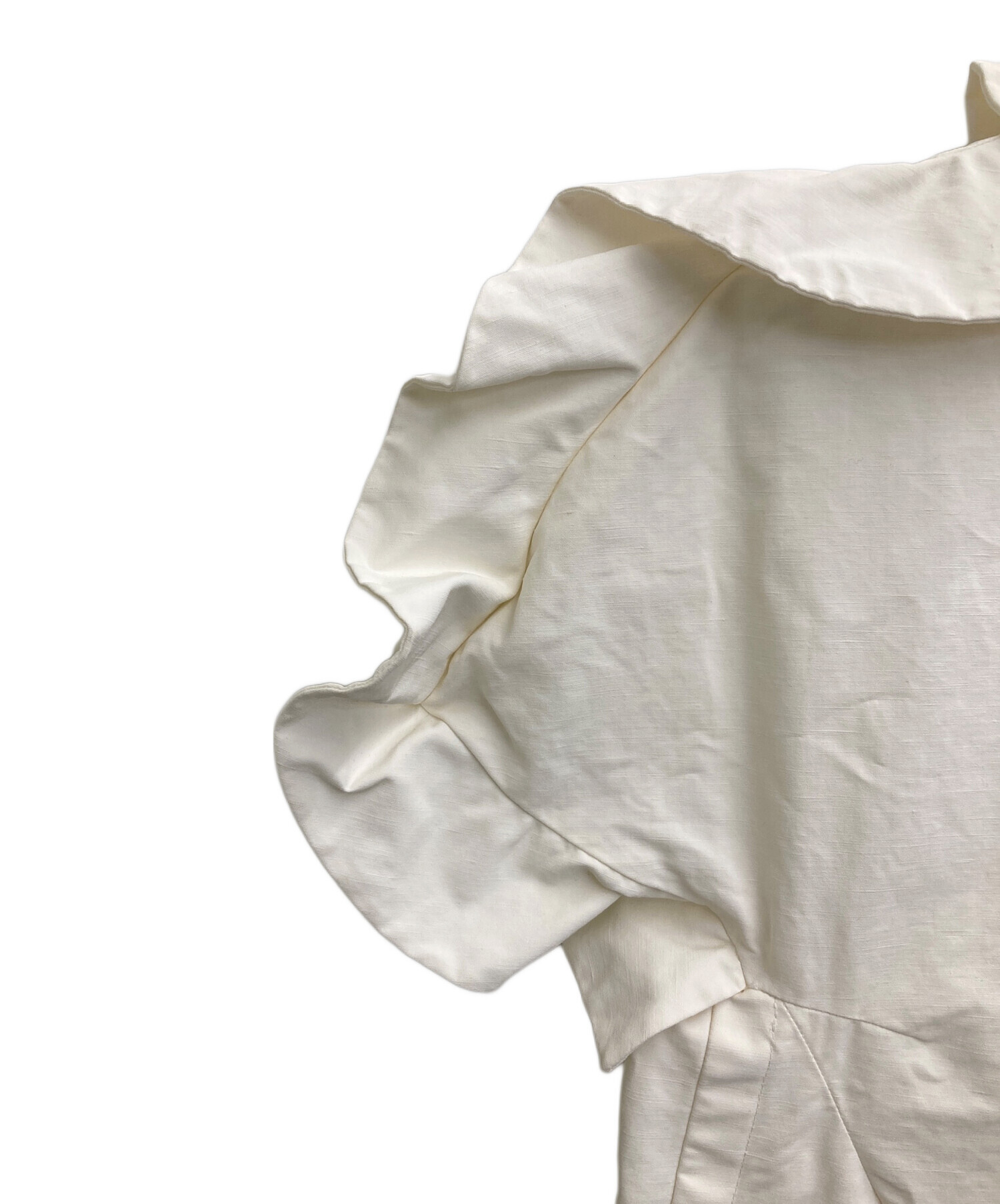 中古・古着通販】JIL SANDER (ジルサンダー) フリル袖ノースリーブ 