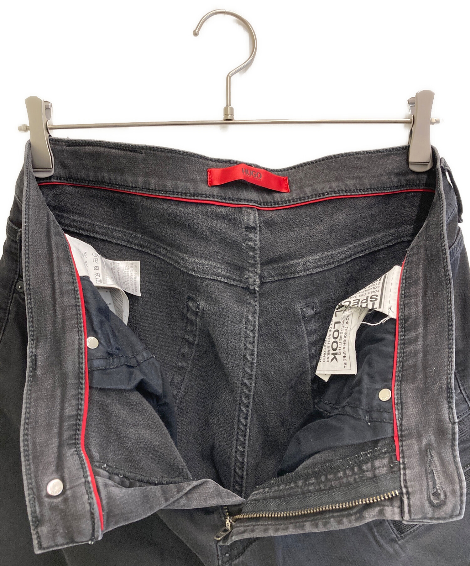 中古・古着通販】HUGO BOSS (ヒューゴ ボス) バイカーデニムパンツ 
