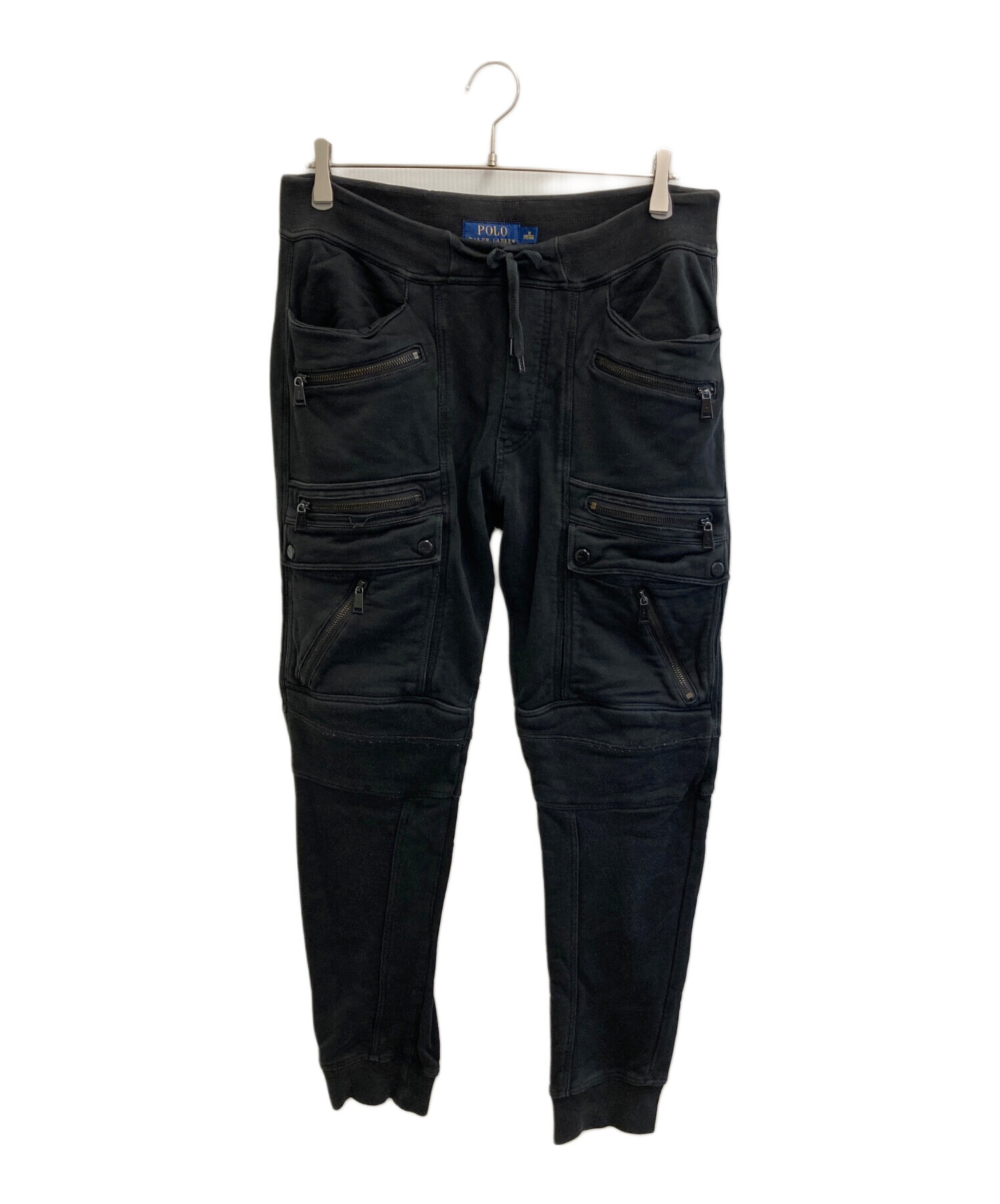 POLO RALPH LAUREN スウェットパンツM 175/96A 色は黒(希少 POLO RALPH LAUREN スウェットパンツM 175/96A 色は黒(希少