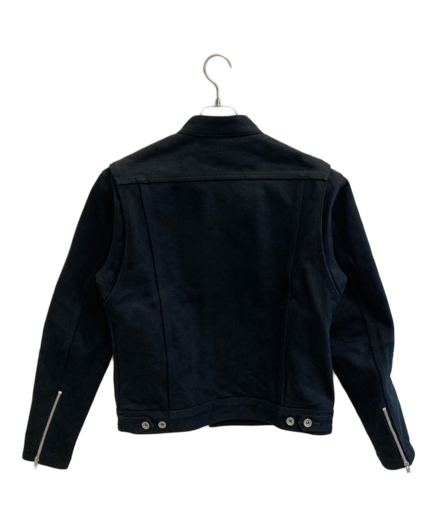 【IRON HEART】アイアンハート 黒鎧デニム シングルライダースサイズ40 IRON HEART】黒鎧デニム シングルライダースジャケット size 40 IRON