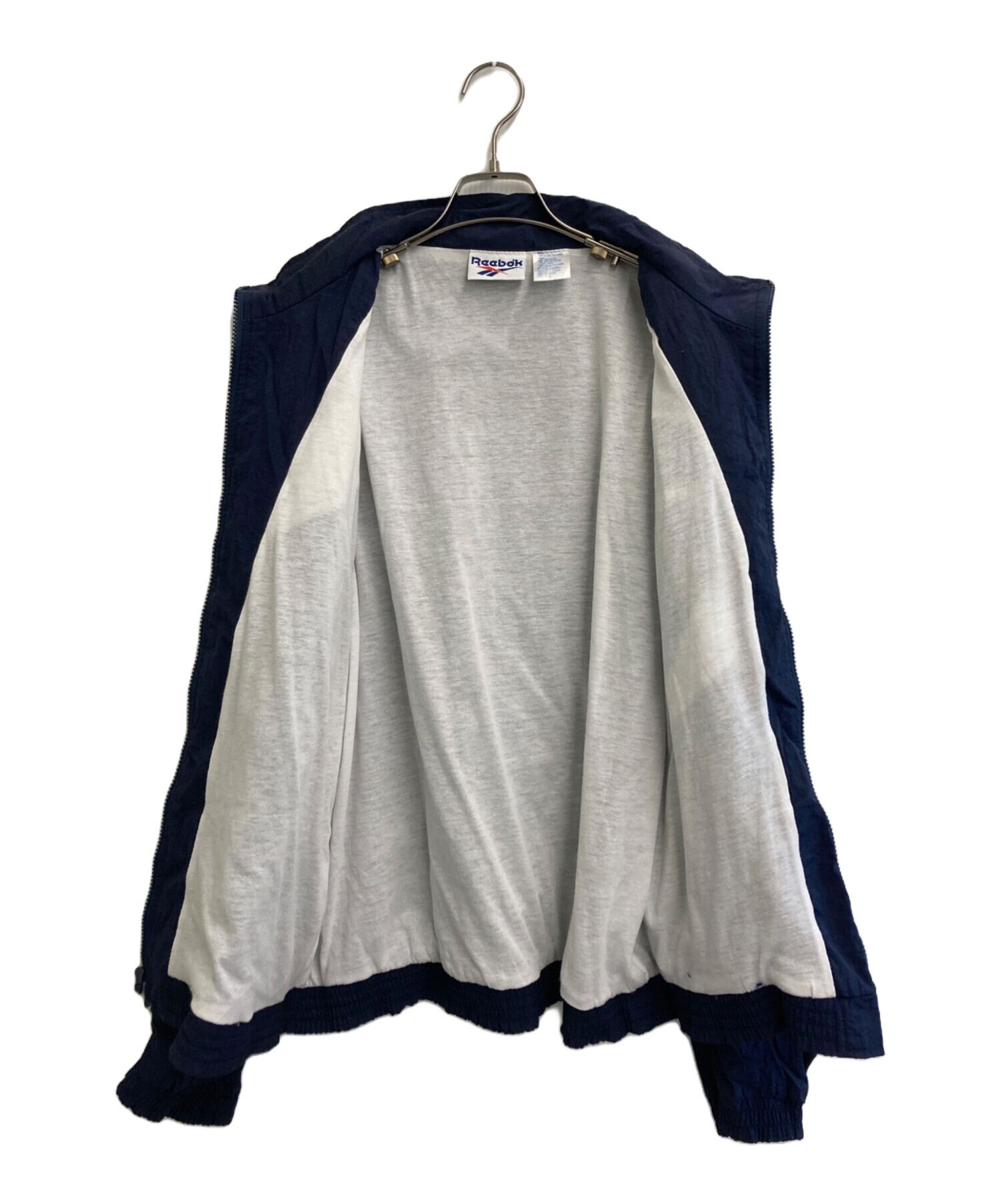 中古・古着通販】REEBOK (リーボック) ナイロンジャケット ネイビー