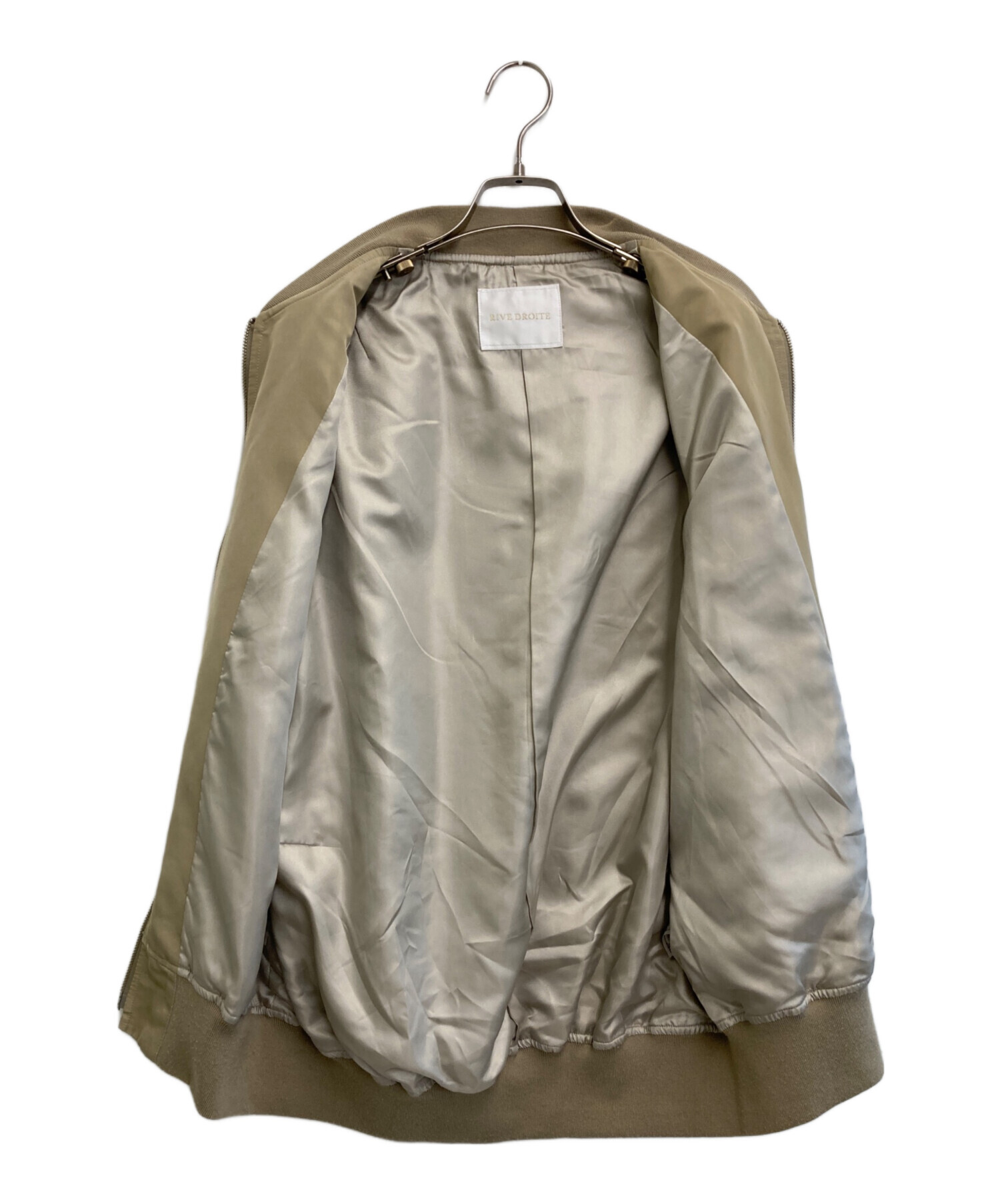 中古・古着通販】RIVE DROITE (リヴドロワ) MA-1ジャケット ブラウン