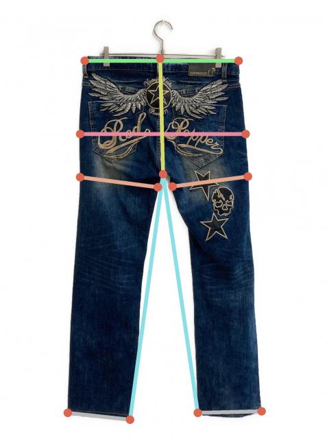 中古・古着通販】RED PEPPER (レッドペッパ) 刺繍デニムパンツ