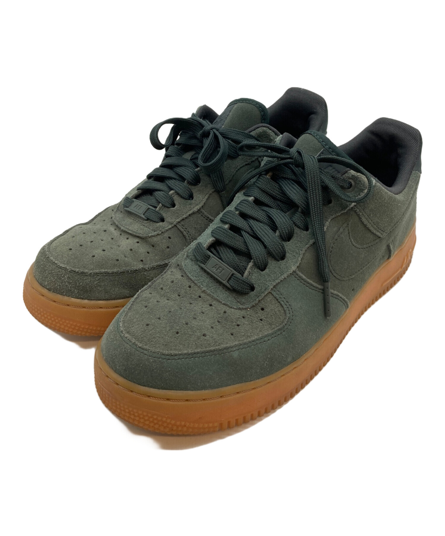 中古・古着通販】NIKE (ナイキ) AIR FORCE 1 07 LV8 SUEDE オリーブ 