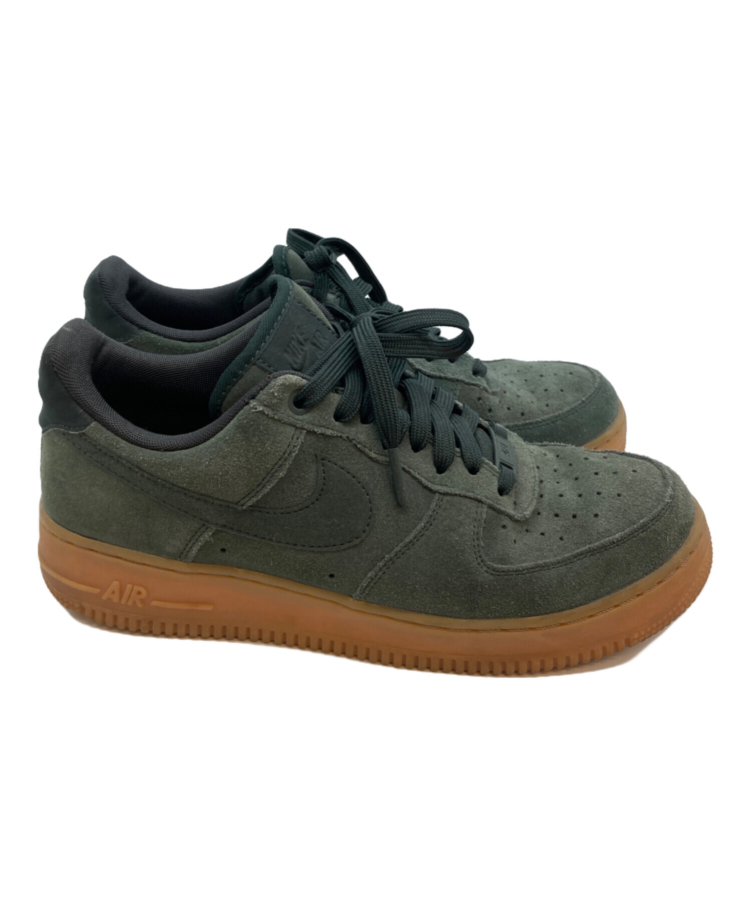中古・古着通販】NIKE (ナイキ) AIR FORCE 1 07 LV8 SUEDE オリーブ 
