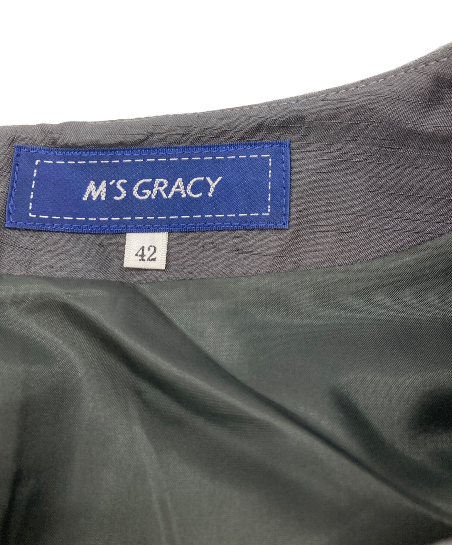 中古・古着通販】M'S GRACY (エムズグレイシー) ボンディングレース