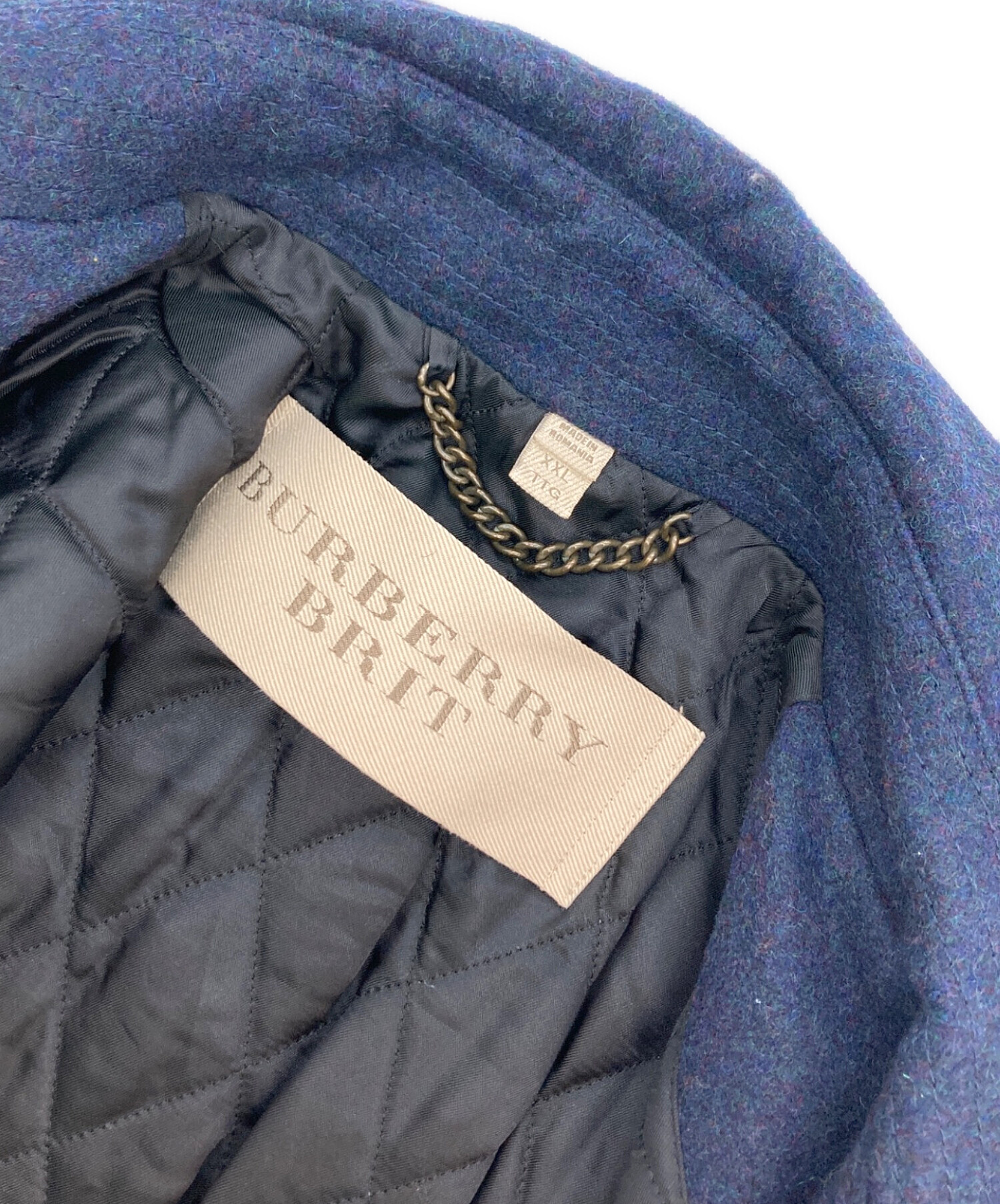 中古・古着通販】BURBERRY BRIT (バーバリーブリット) ウールPコート