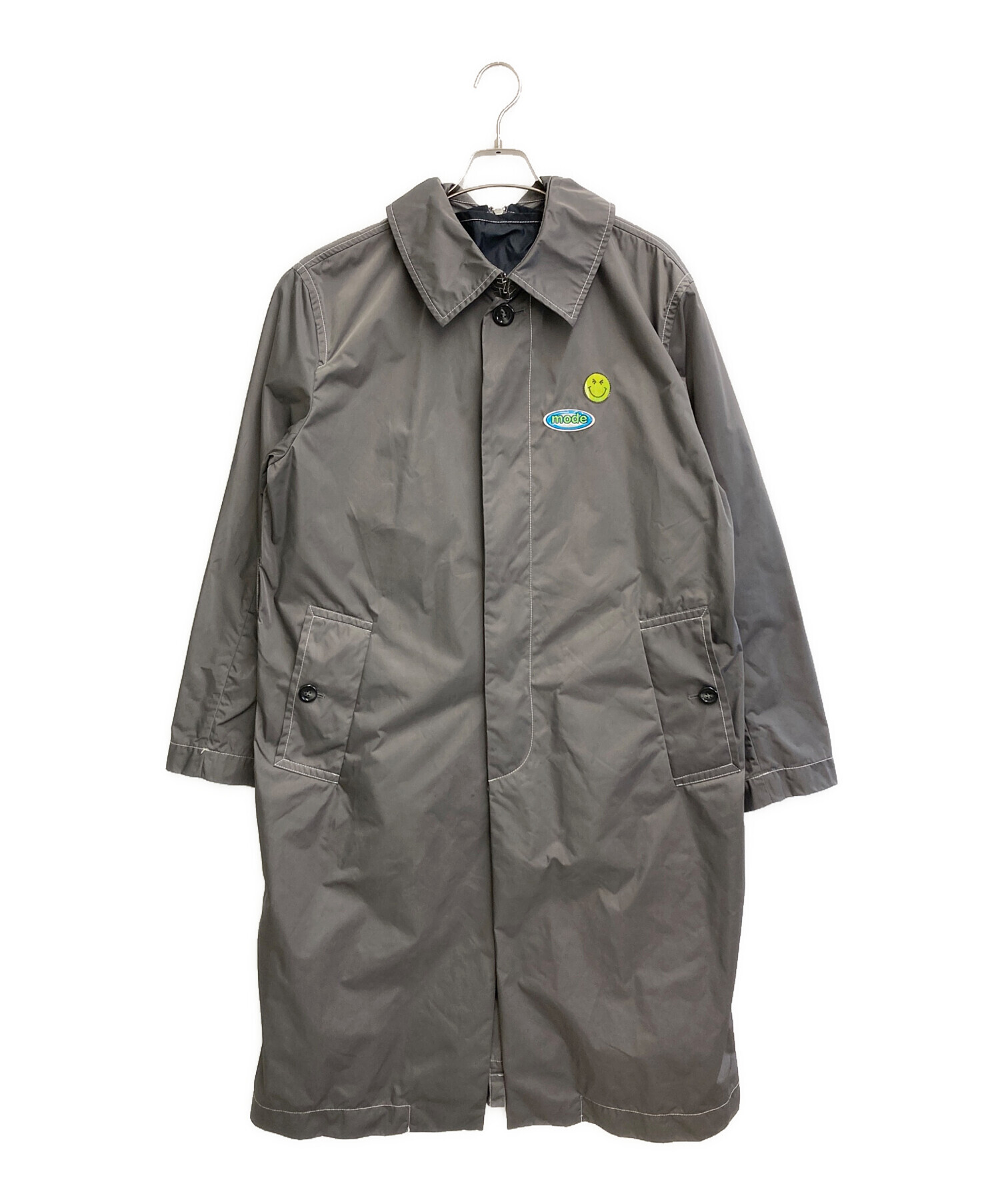 中古・古着通販】kudos (クードス) 19SS BACK SLIT OPEN COAT グレー 