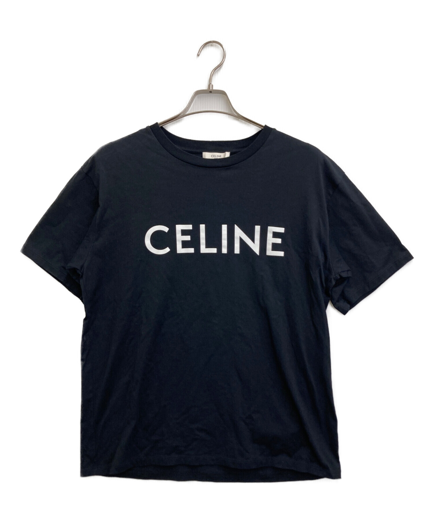 中古・古着通販】CELINE (セリーヌ) ルーズTシャツ ブラック サイズ:S 