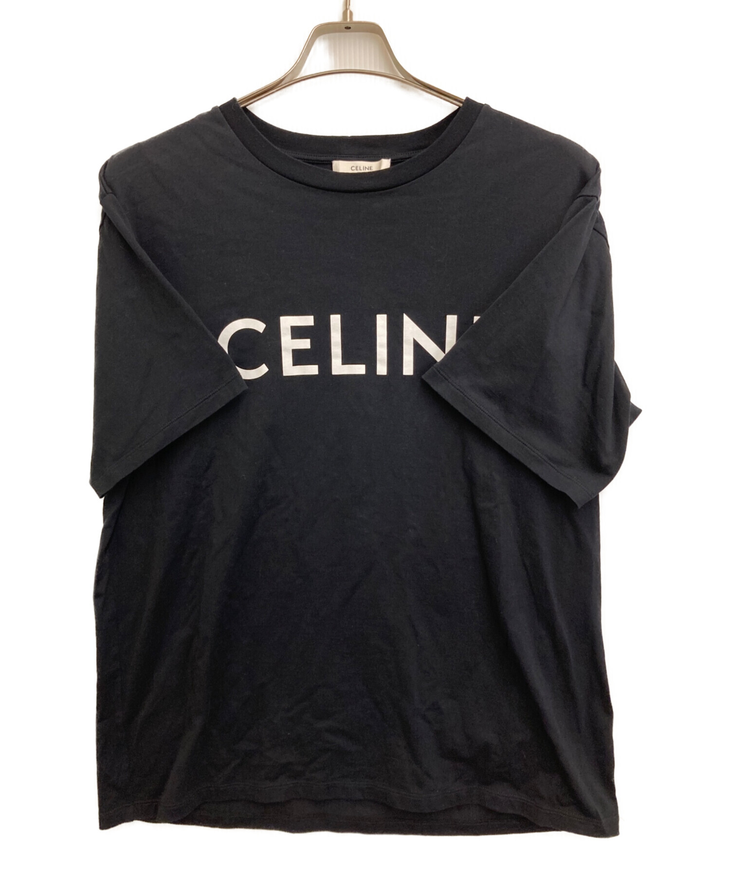 中古・古着通販】CELINE (セリーヌ) ルーズTシャツ ブラック サイズ:S