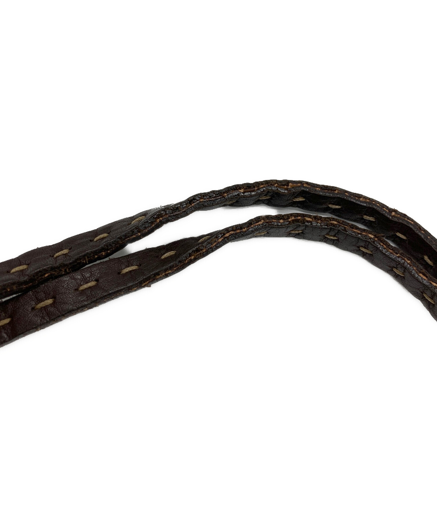 中古・古着通販】FENDI (フェンディ) ファーハンドバッグ ブラウン