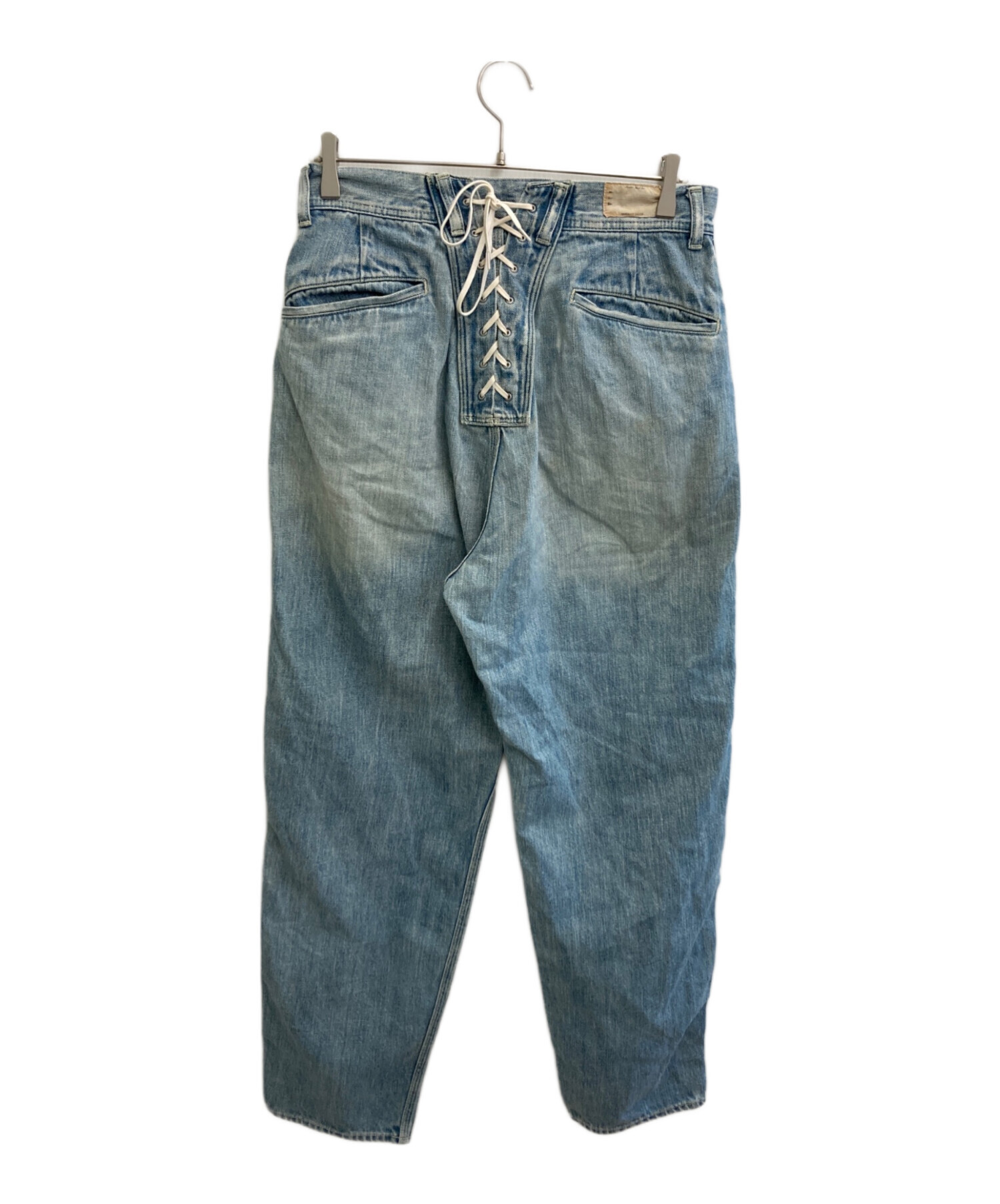 中古・古着通販】KAPITAL (キャピタル) レースアップデニムパンツ