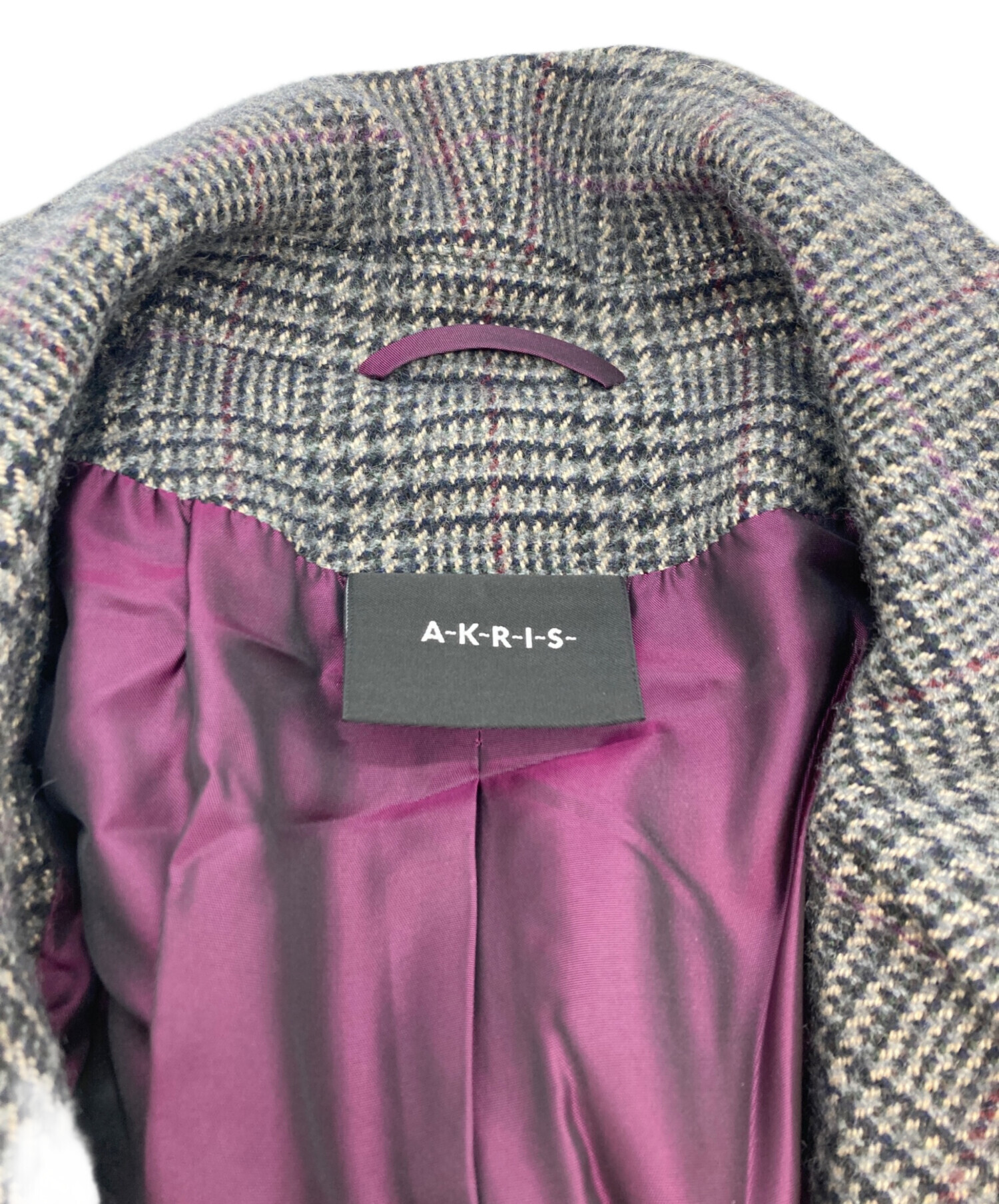 良品 A-K-R-I-S アクリス カシミア100% ロング コート グレー Lightweight Double-Face Cashmere Coat – Akris Inc.