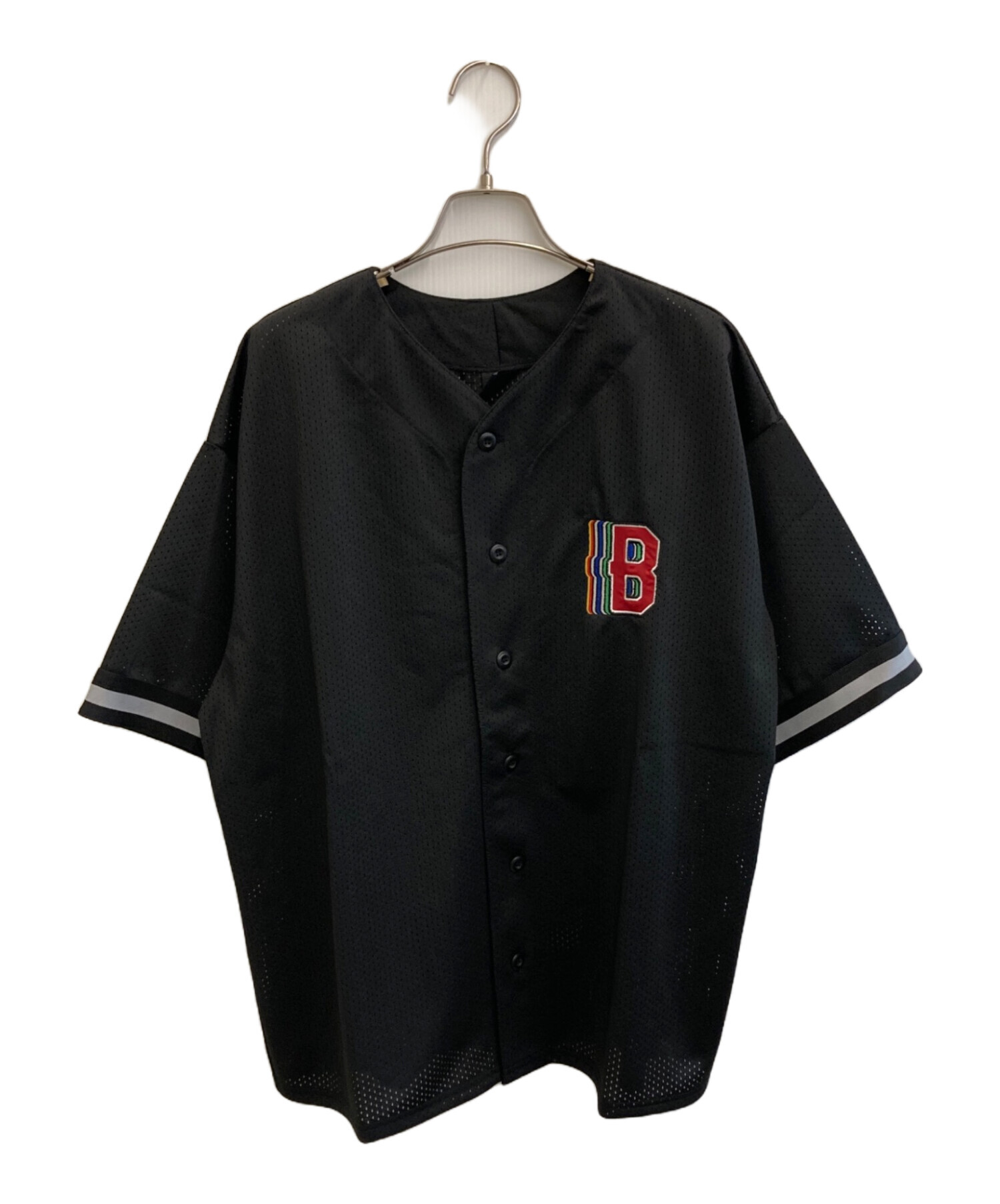 中古・古着通販】BGHB (バガーチ) ベースボールシャツ ブラック サイズ 