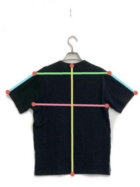 AD2006 コムデギャルソンオム ドット ブザムシャツ ブラック サイズM AD2006 コムデギャルソンオム ドット ブザムシャツ ブラック