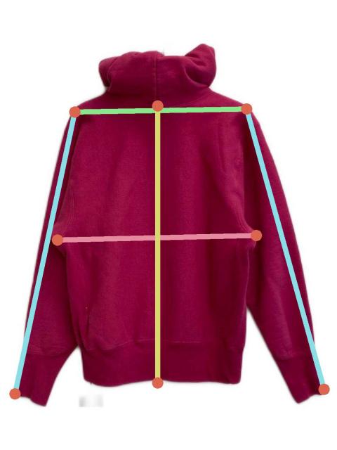 中古・古着通販】ATON (エイトン) GARMENT DYED URAKE HOODIE ピンク