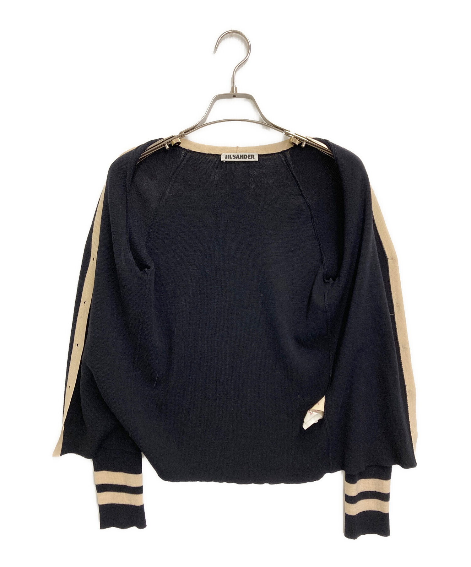 中古・古着通販】JIL SANDER (ジルサンダー) カーディガン ネイビー