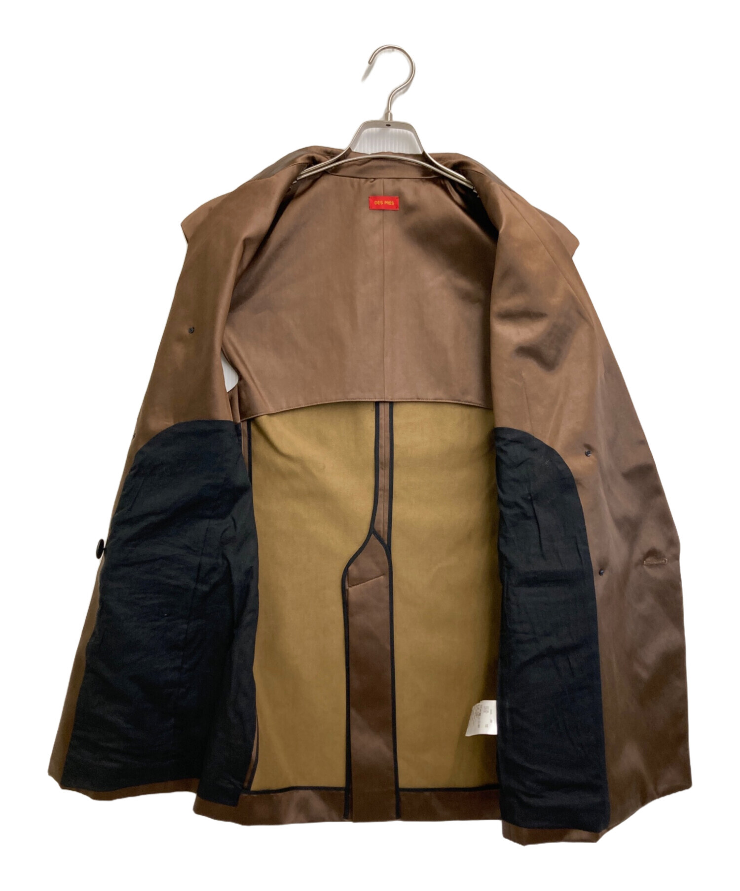 中古・古着通販】DES PRES (デ プレ) レザーライクサテン ダブル 