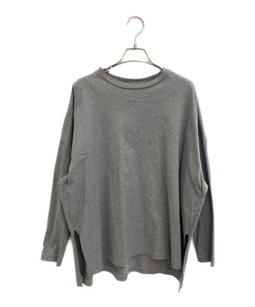 LOHENローヘン 23AWボキシーラインビックロンT グレー 中古・古着通販】LOHEN (ローヘン) ボキシーラインビックロンT グレー