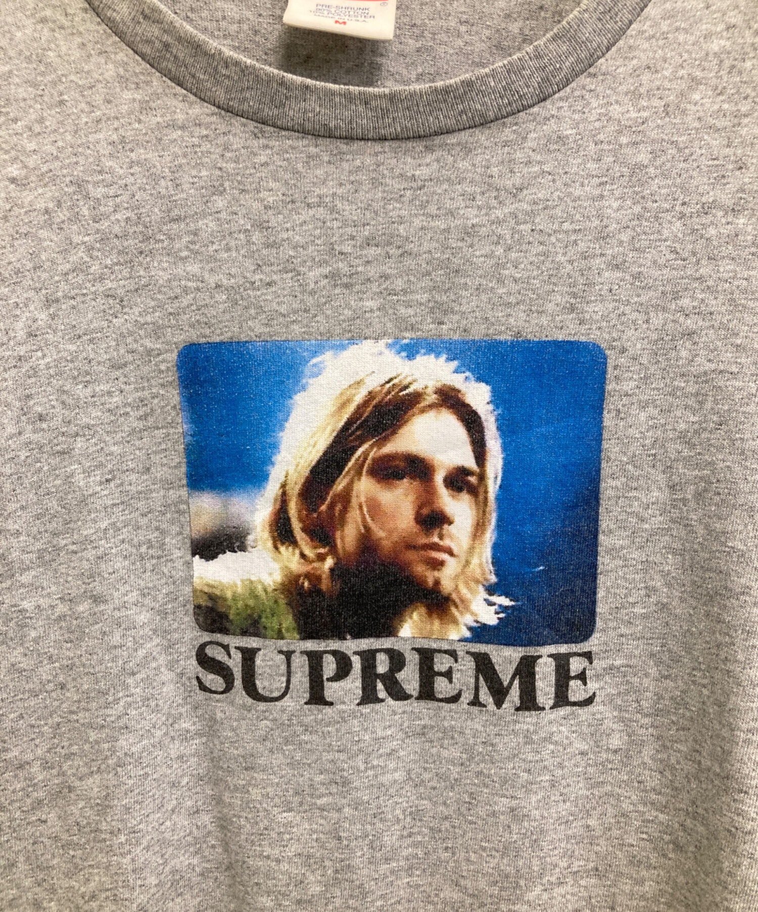 中古・古着通販】Supreme (シュプリーム) Kurt Cobain Tee グレー