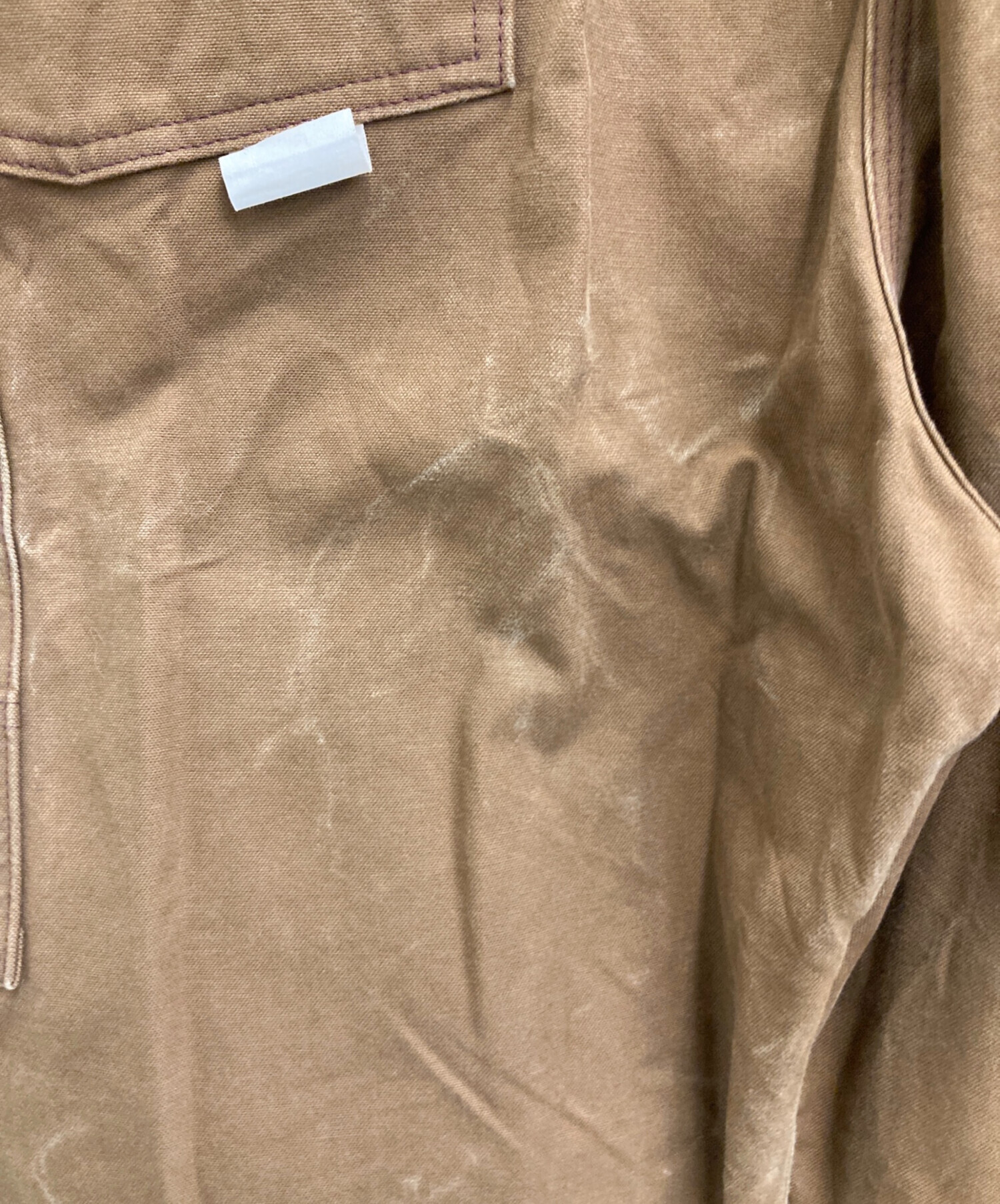 中古・古着通販】HEADLIGHT (ヘッドライト) BROWN DUCK OVERALLS