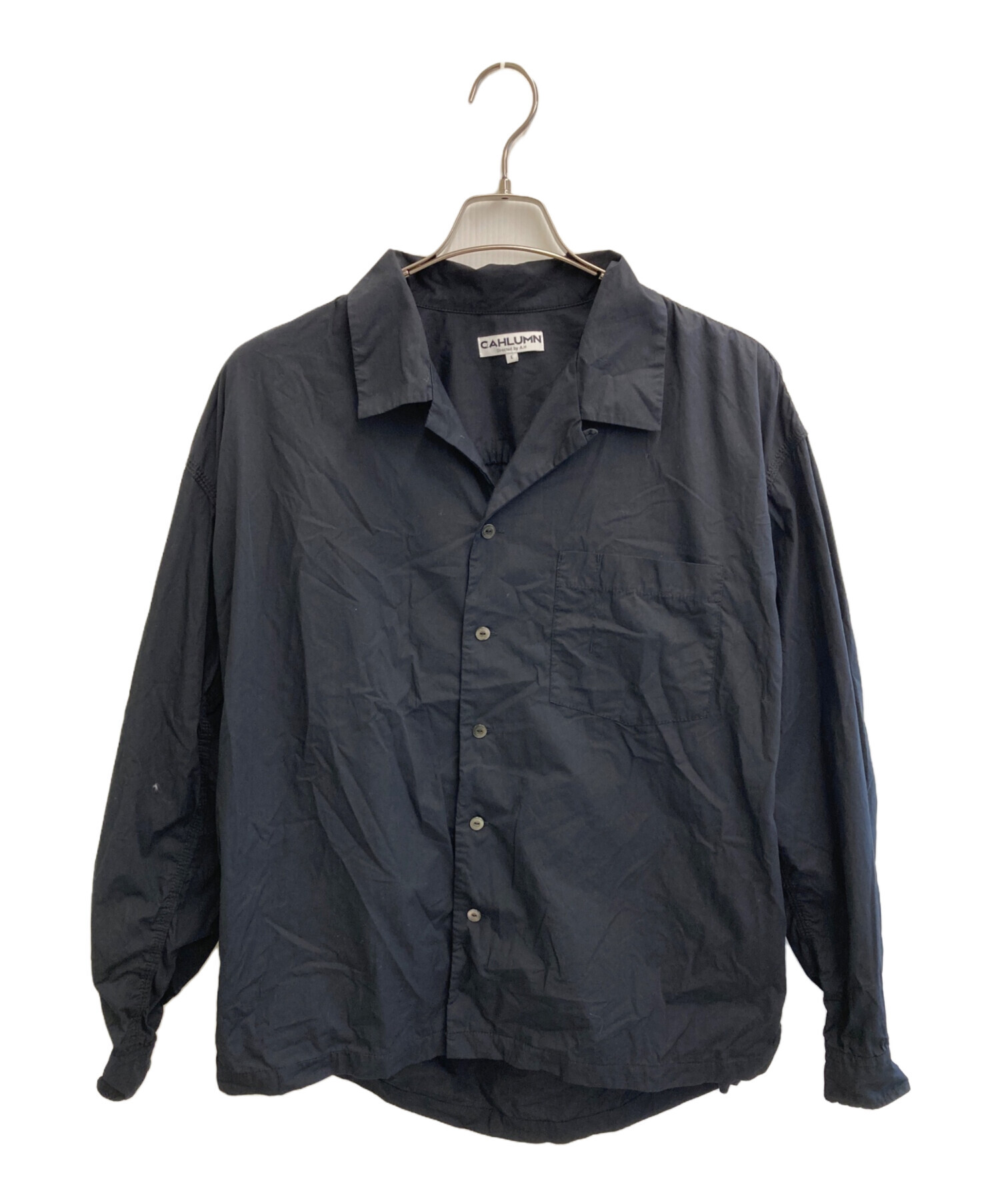 中古・古着通販】CAHLUMN (カウラム) Magazine Pocket Broadcloth Open