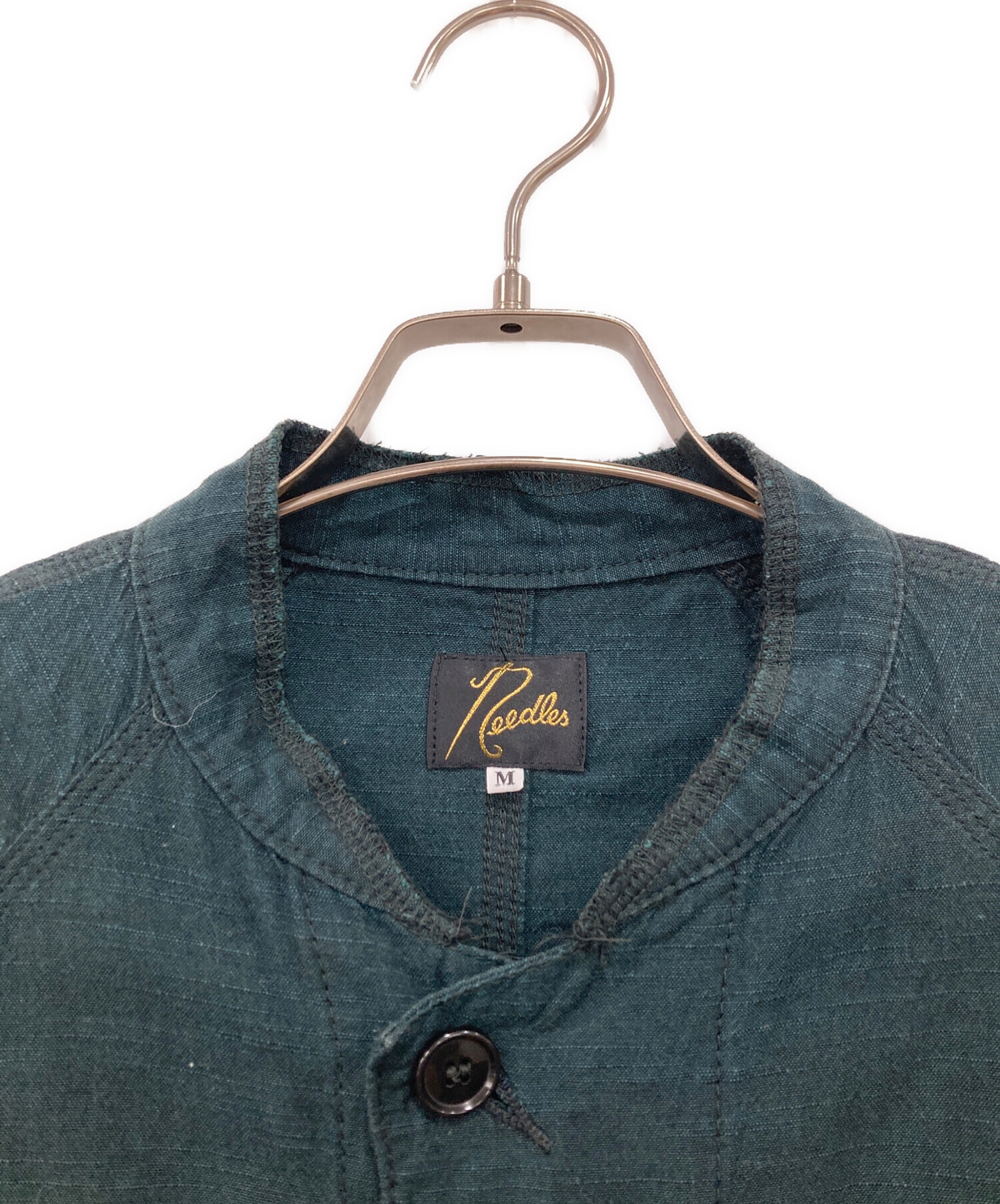 中古・古着通販】Needles (ニードルズ) CHORE COAT AIZU TSUMUGI
