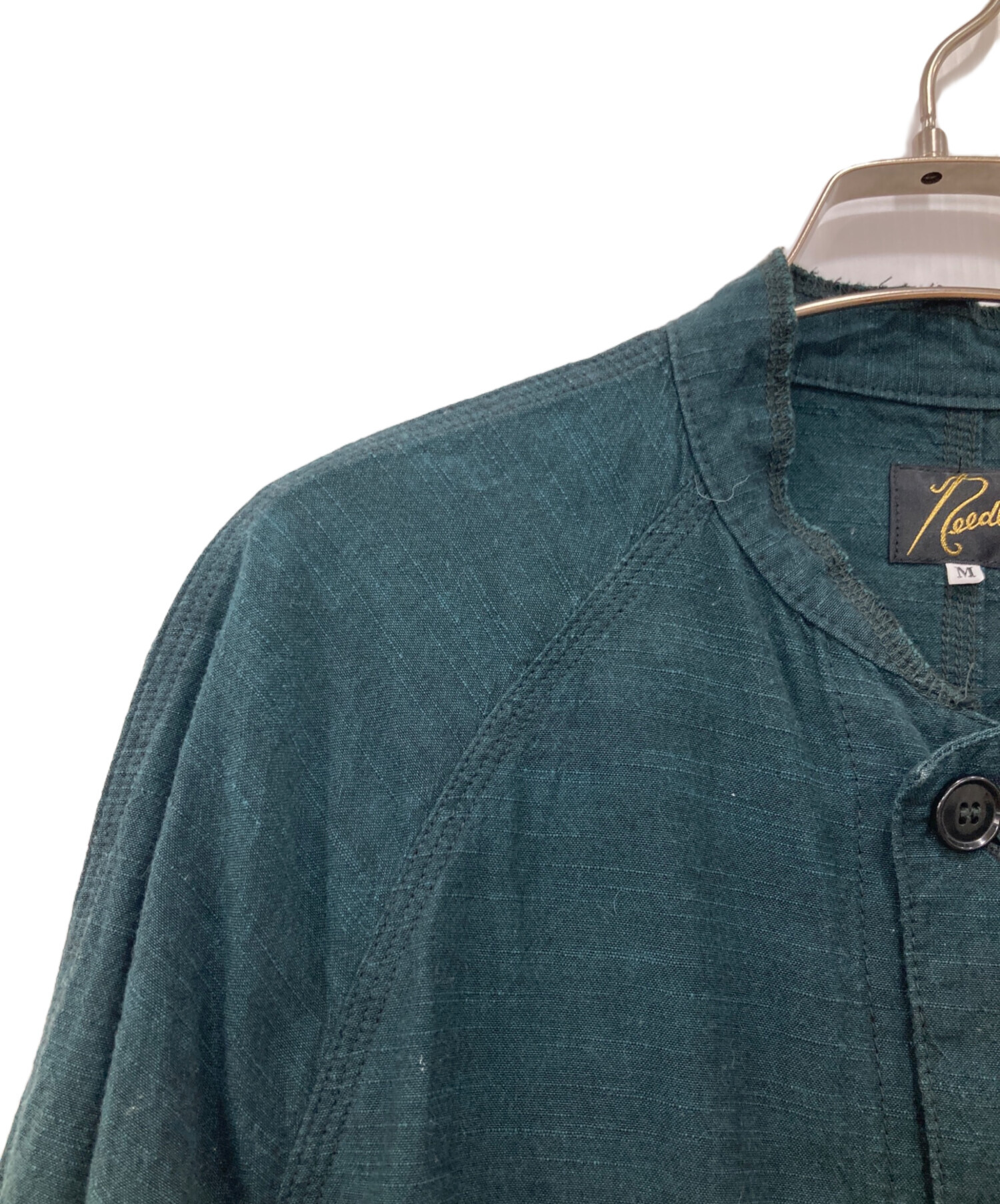 中古・古着通販】Needles (ニードルズ) CHORE COAT AIZU TSUMUGI