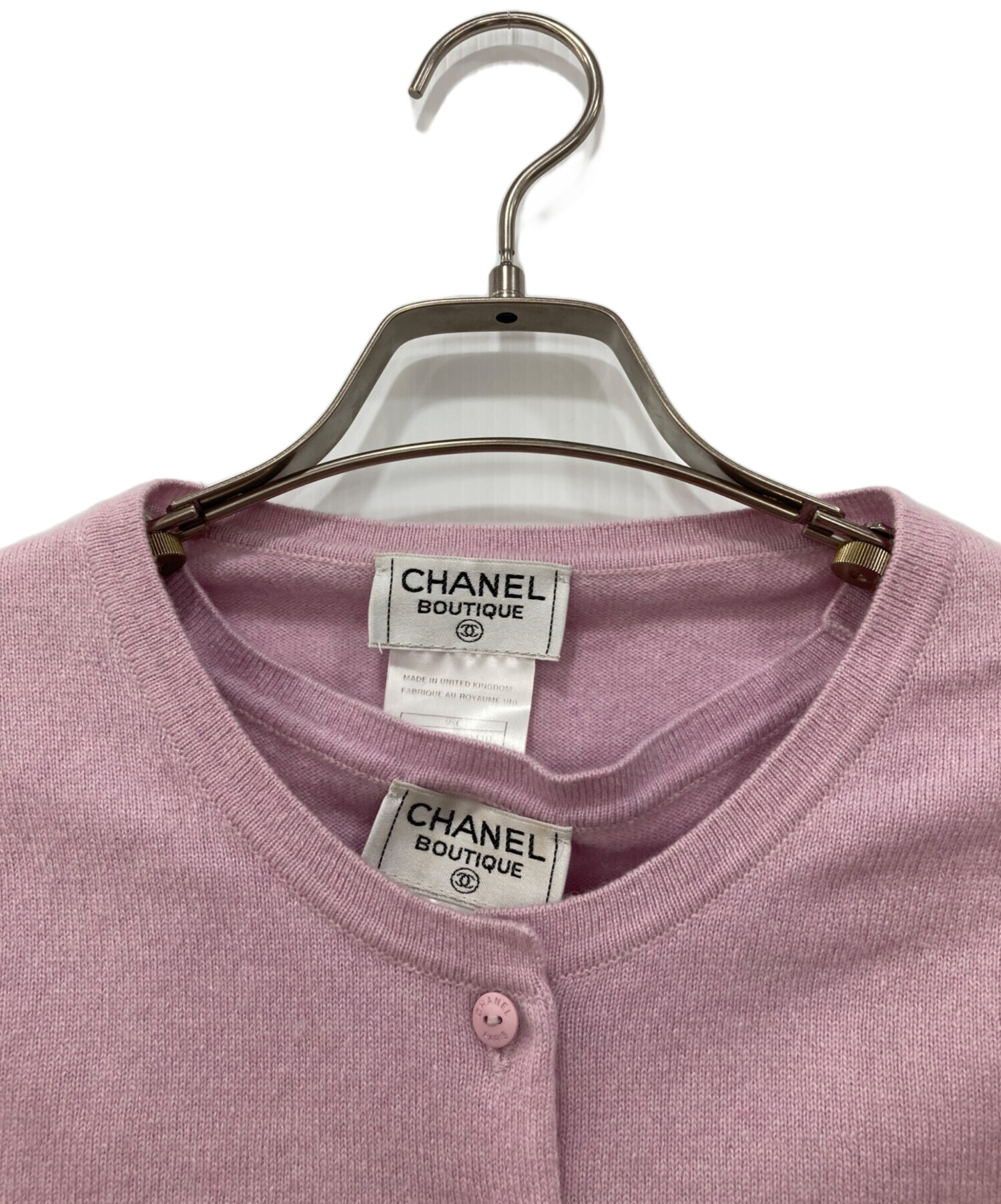 中古・古着通販】CHANEL (シャネル) カシミヤアンサンブル 中古・古着通販】CHANEL (シャネル) カシミヤアンサンブル