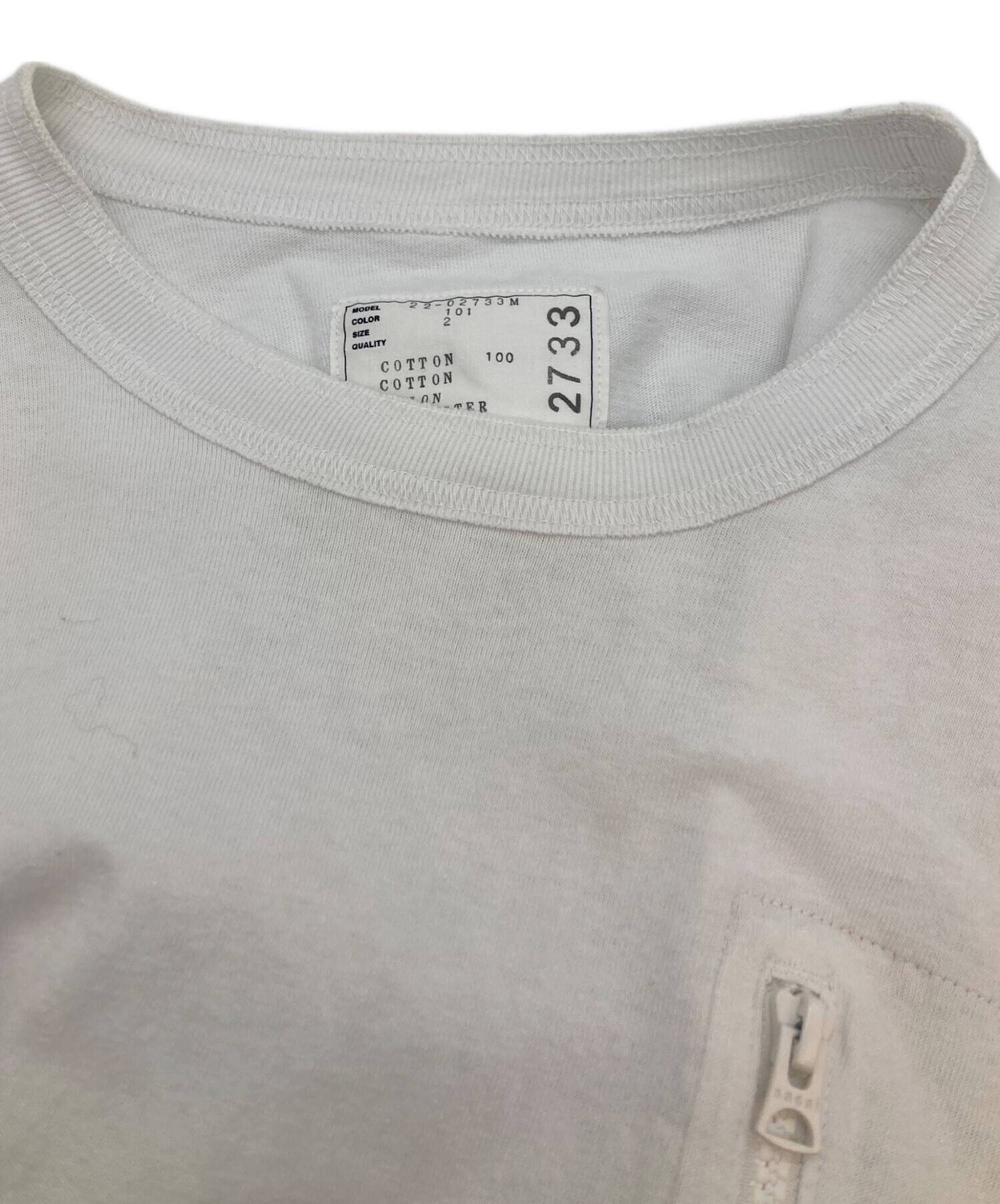 中古・古着通販】sacai (サカイ) 22SS ファブリックコンボTシャツ