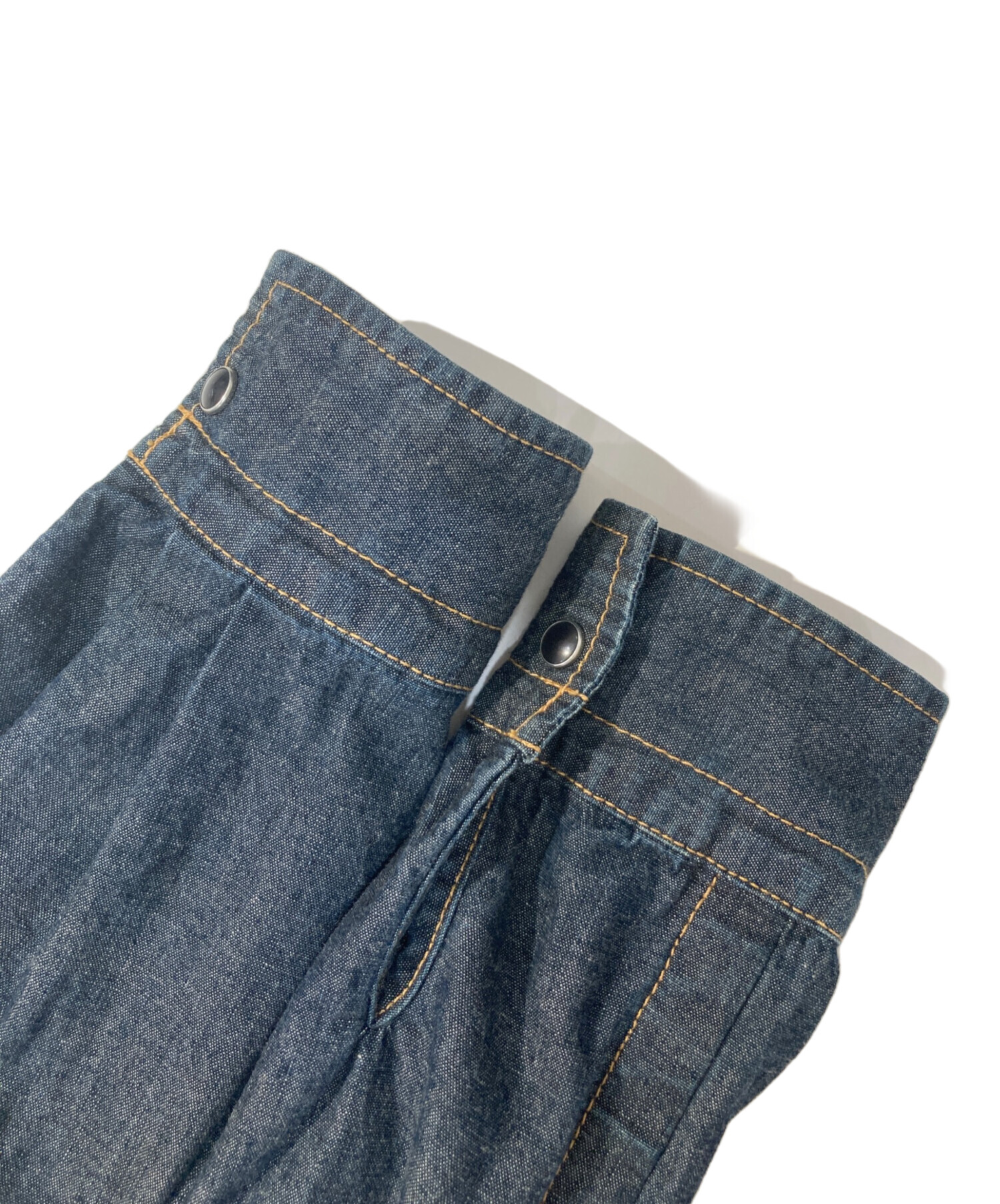 中古・古着通販】sacai (サカイ) デニムウエスタンシャツ インディゴ 