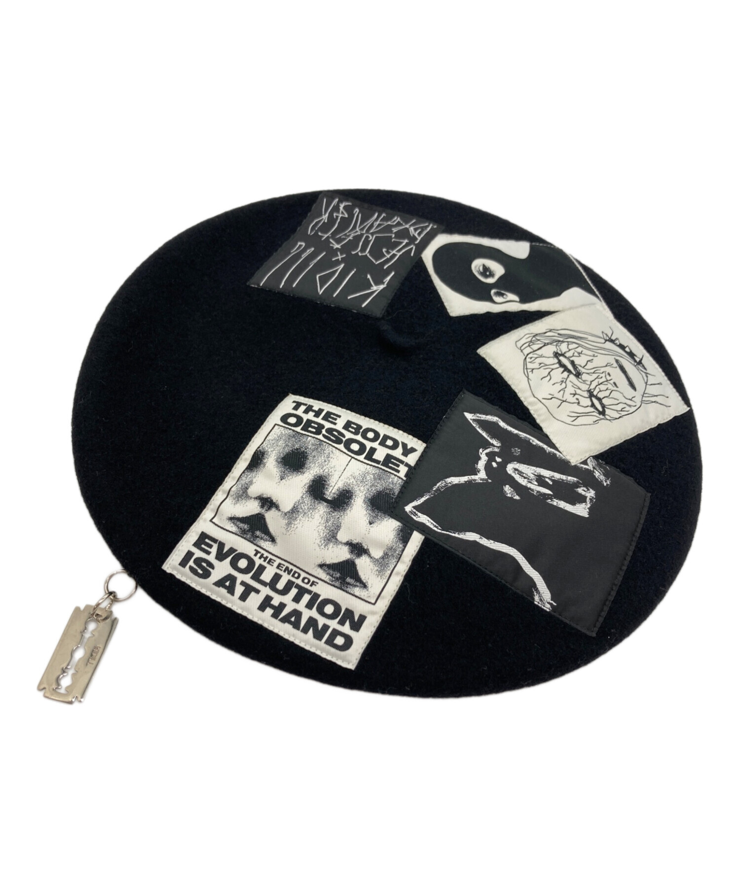 中古・古着通販】KIDILL (キディル) CA4LA (カシラ) ベレー帽 ブラック