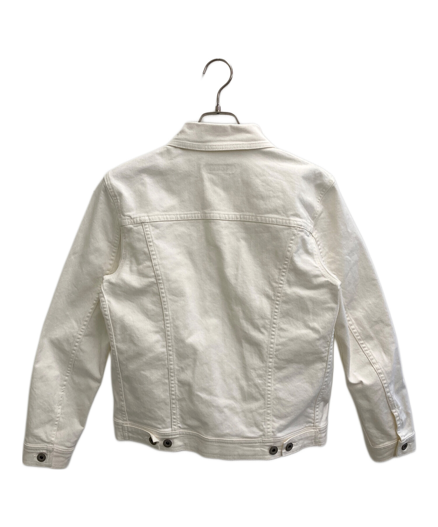 中古・古着通販】YCHAI (イカイ) デニムジャケット ホワイト サイズ