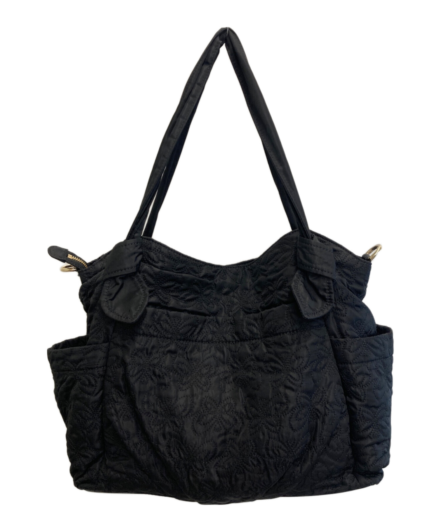 中古・古着通販】ANNA SUI (アナスイ) トートバッグ ブラック 