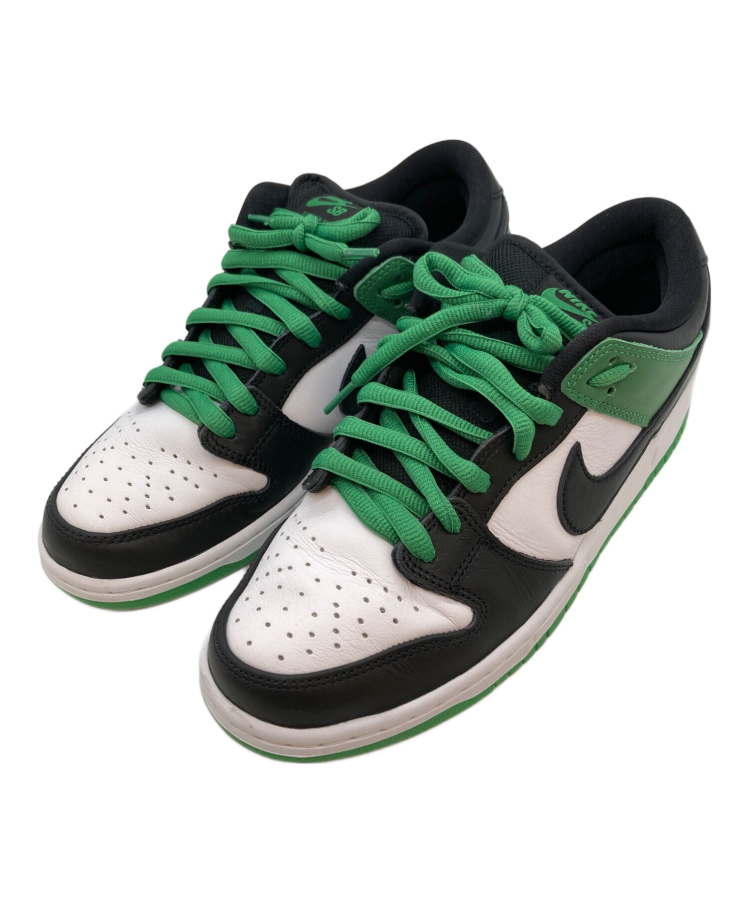中古・古着通販】NIKE (ナイキ) SB Dunk Low Pro ブラック×グリーン 