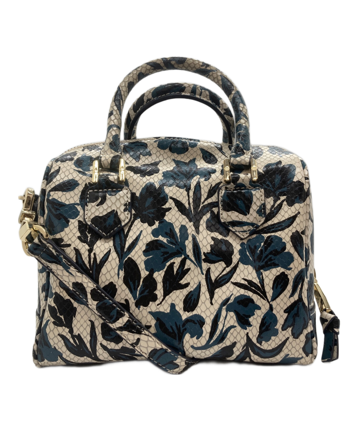 新品 未使用 Tory Burch トリーバーチ スカーフ フラワー 花柄 青 美品 トリーバーチ スカーフ シルク100% レディース Tory Burch 中古