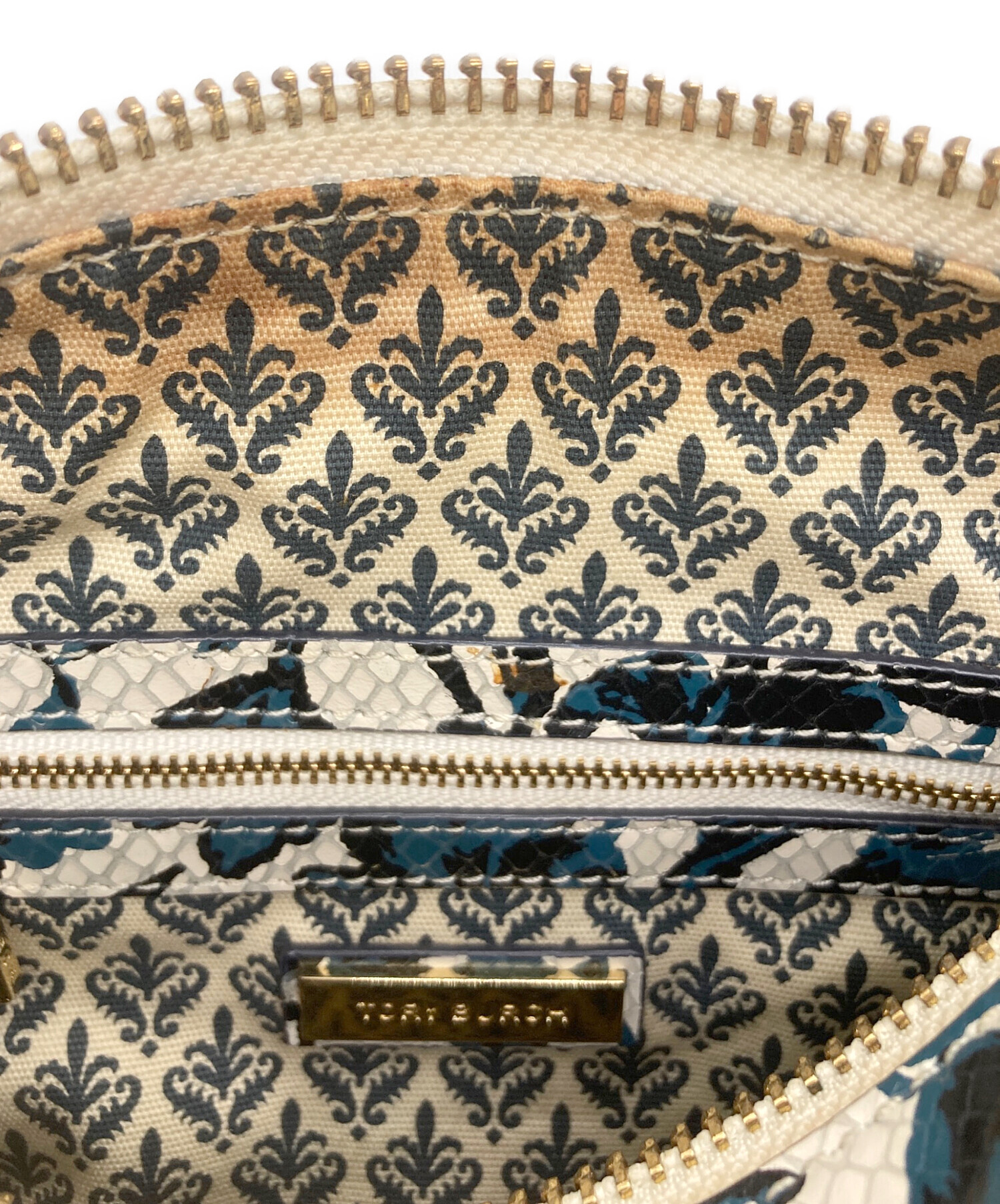 中古・古着通販】TORY BURCH (トリーバーチ) 花柄ボストンバック 