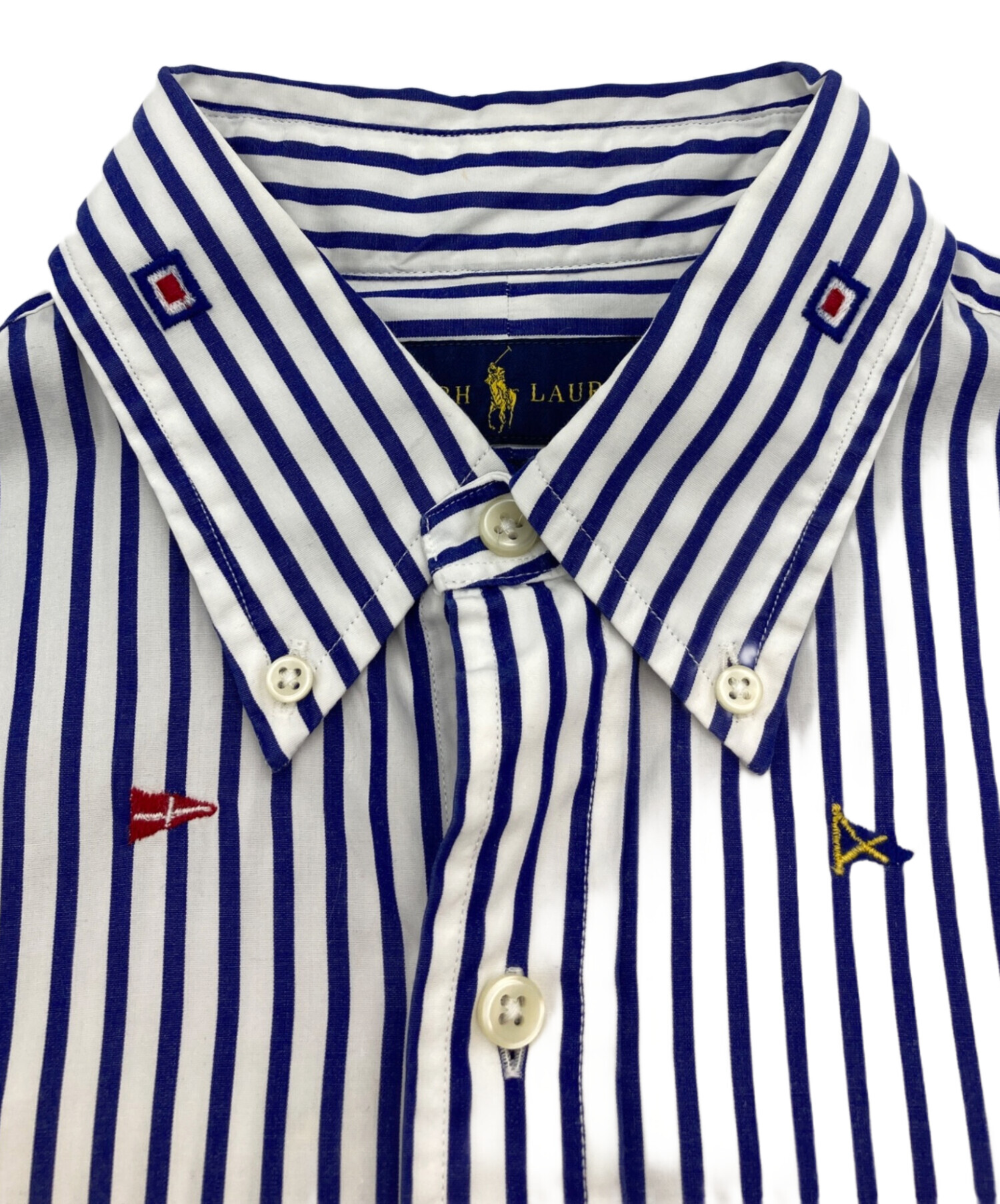 中古・古着通販】RALPH LAUREN (ラルフローレン) ストライプシャツ