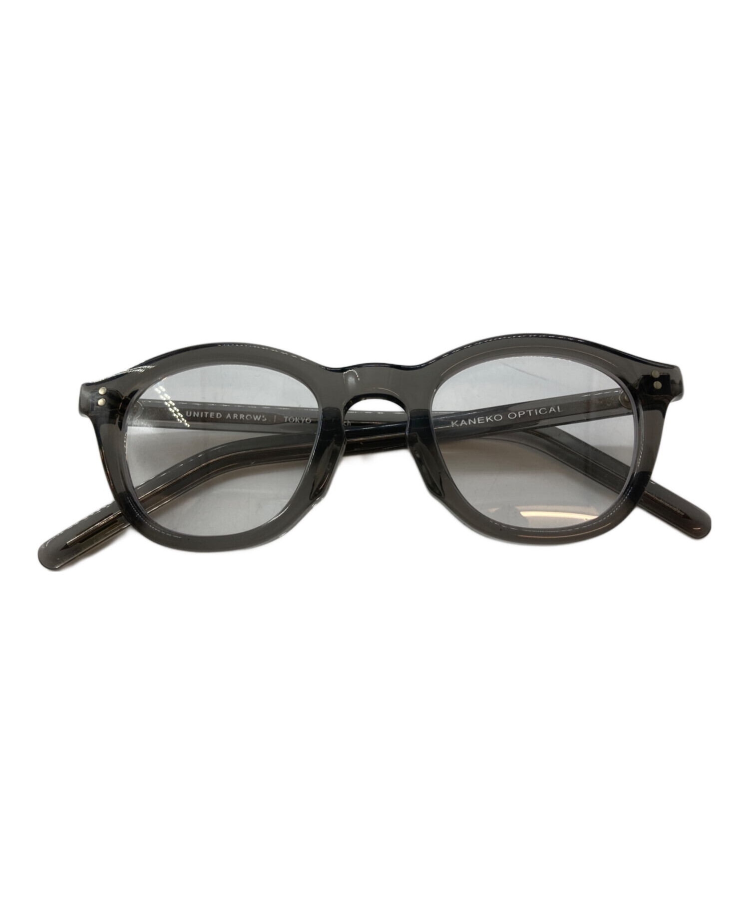 中古品　金子眼鏡 中古・古着通販】KANEKO OPTICAL(金子眼鏡) (金子眼鏡) French グレー
