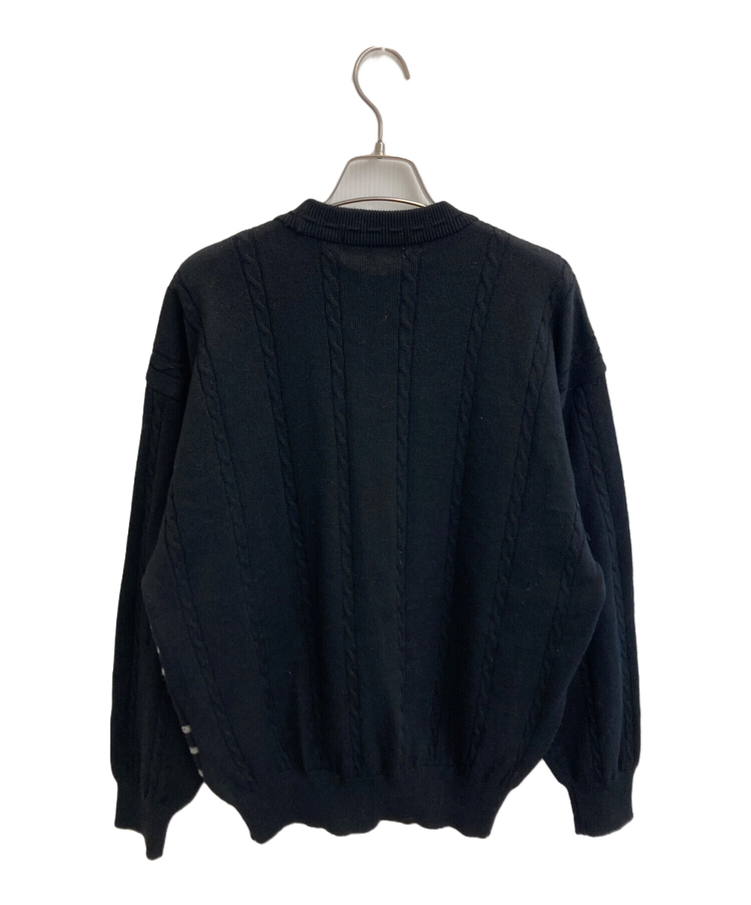 中古・古着通販】BALENCIAGA (バレンシアガ) ウールニット ブラック 