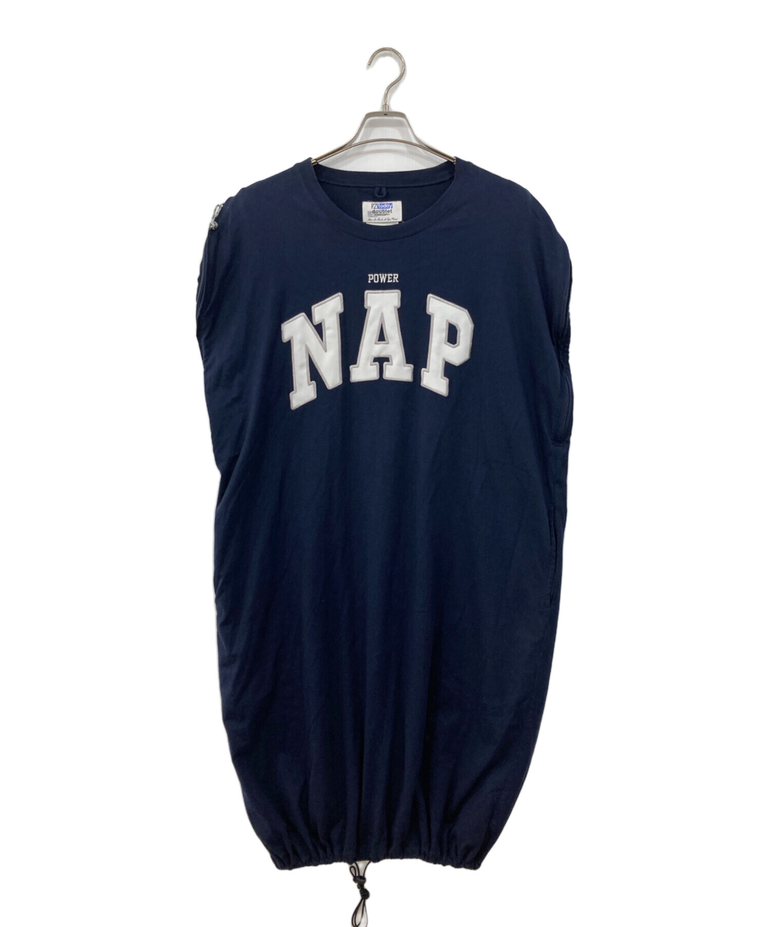 中古・古着通販】doublet (ダブレット) POWER NAP T-SHIRT ネイビー 