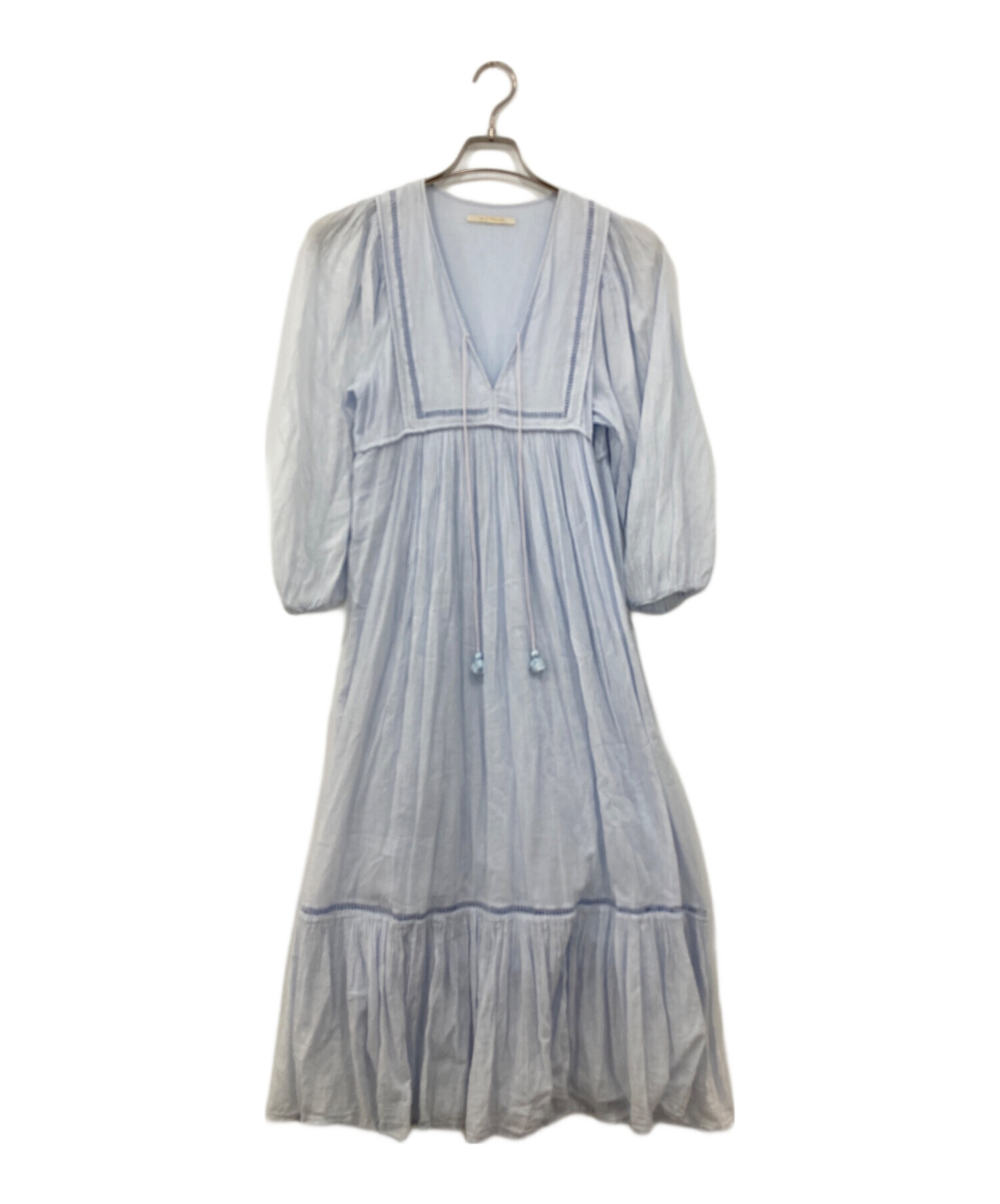 中古・古着通販】ne quittez pas (ヌキテパ) Cotton Voile Gather